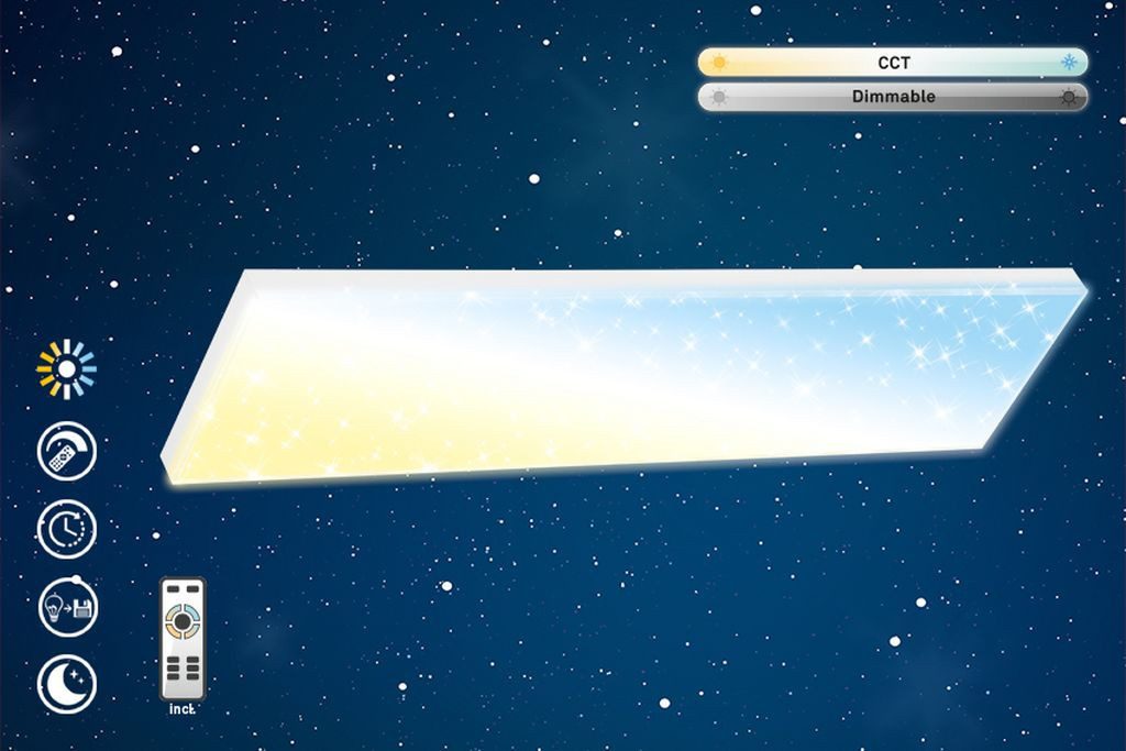 Briloner Leuchten Led-paneel FRAMELESS led plafondlampen