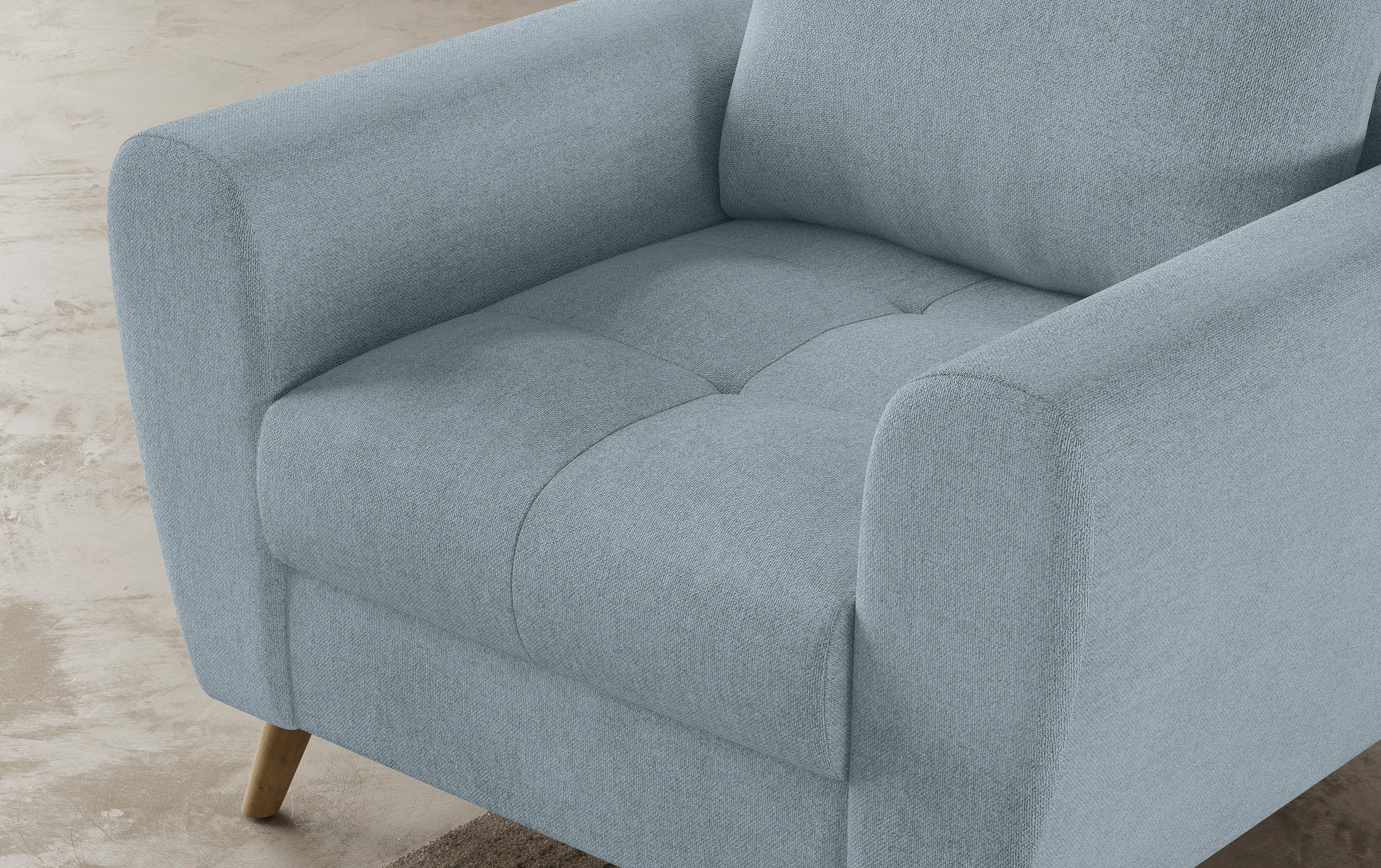 Mr. Couch Fauteuil Blackburn II Passend bij de set, met koudschuimvering tot 140 kg belastbaar