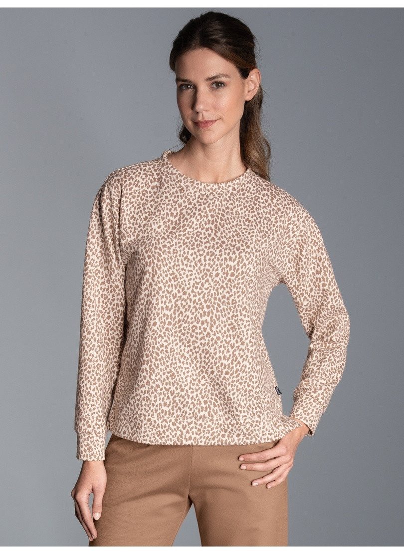 Trigema Sweatshirt  Sweatshirt met Allover-leopard-print