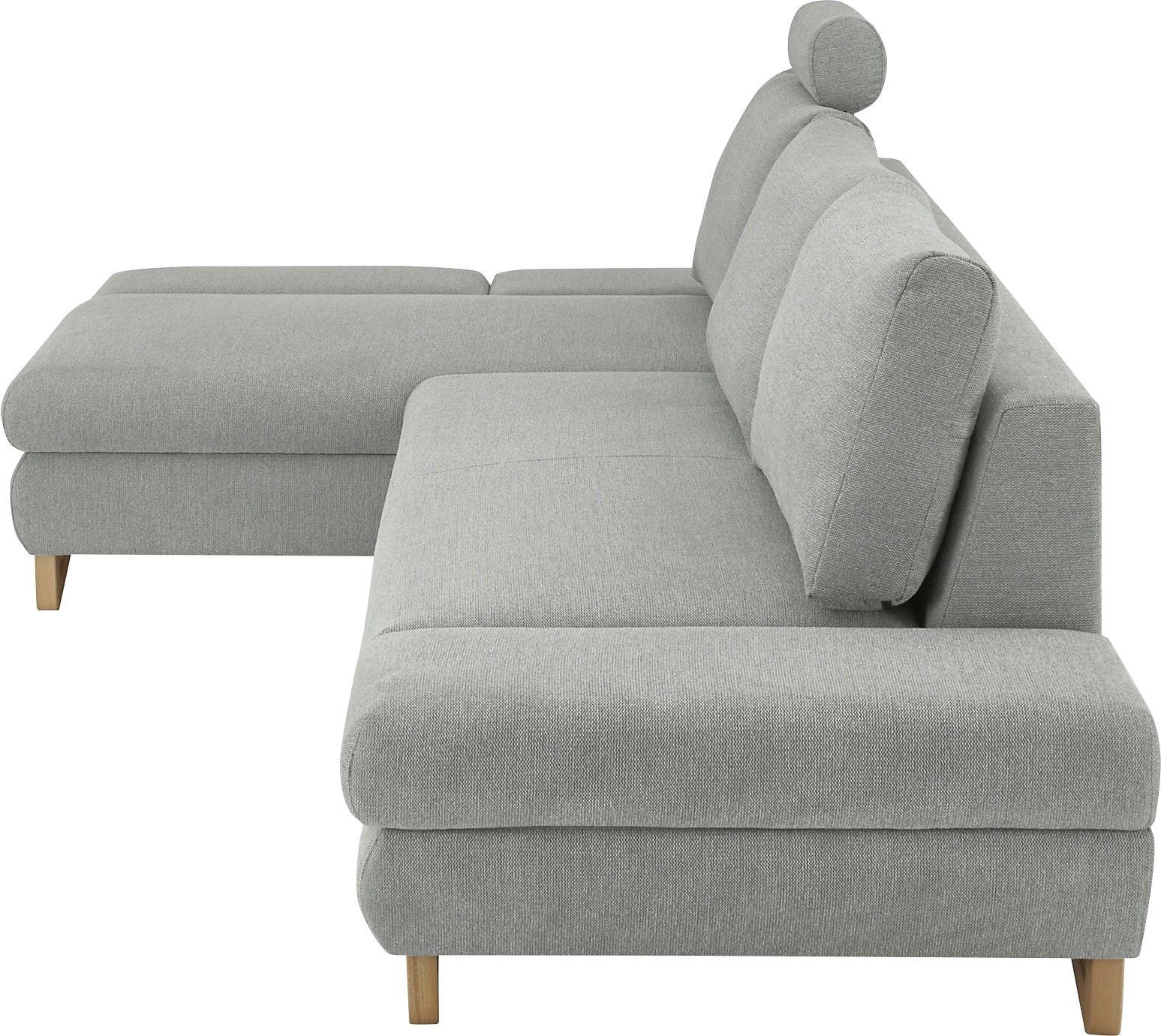 INOSIGN Slaapbank City/Giron comfortabele slaapbank (ligoppervlak 245 x 138 cm) en bedlade