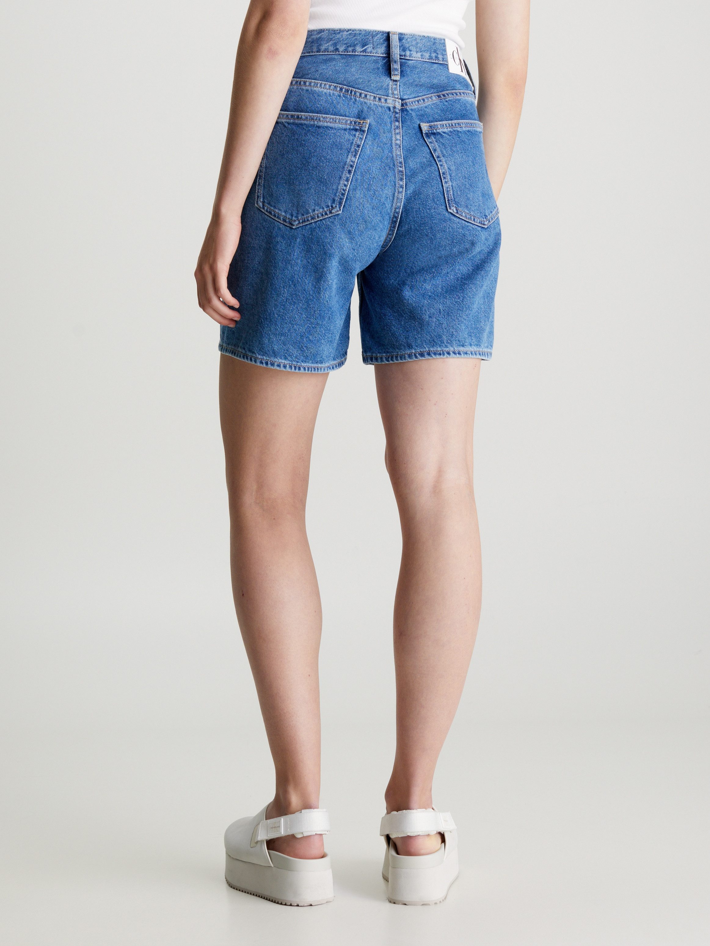 Calvin Klein Short Mom short in 5-pocketsstijl