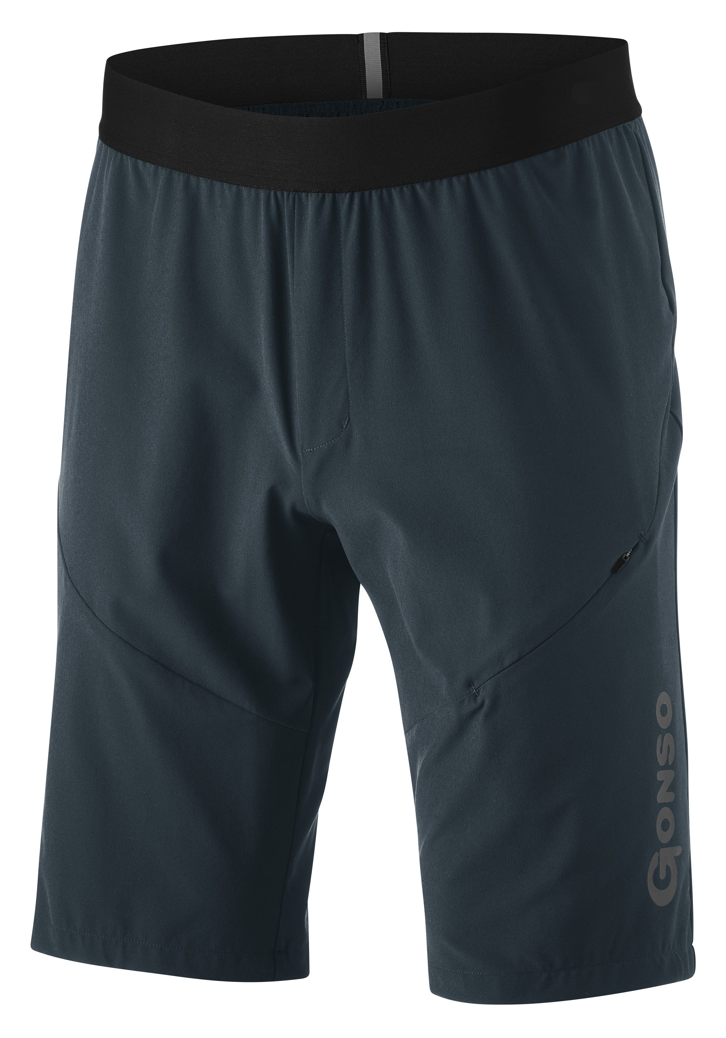 Gonso Fietsbroek SIMPLITO Heren bike-shorts, lichte fietspants met elastische band en ritszak