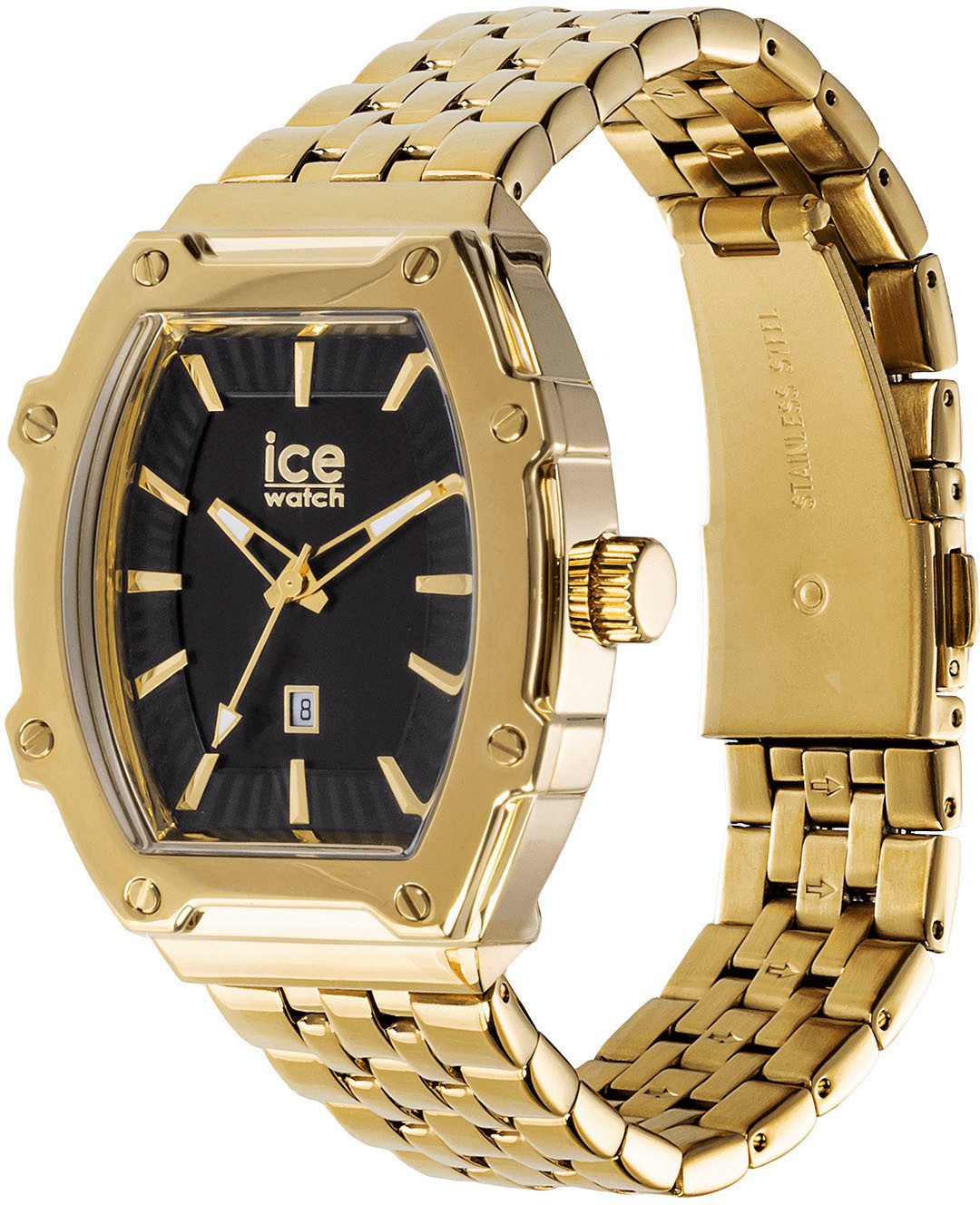 ice-watch Kwartshorloge ICE boliday - Full steel shiny - Small - 3H + Date