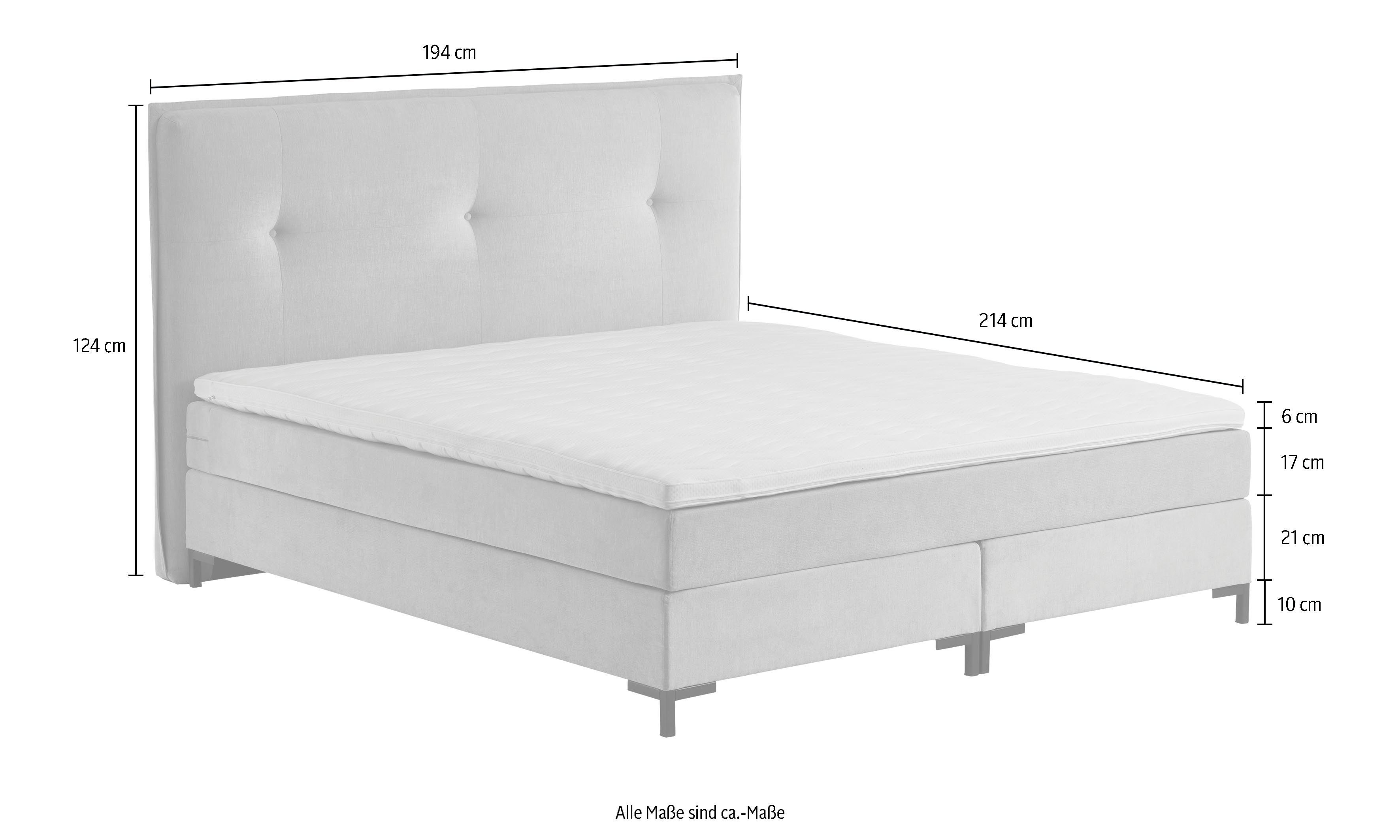 ATLANTIC home collection Boxspring Romy
