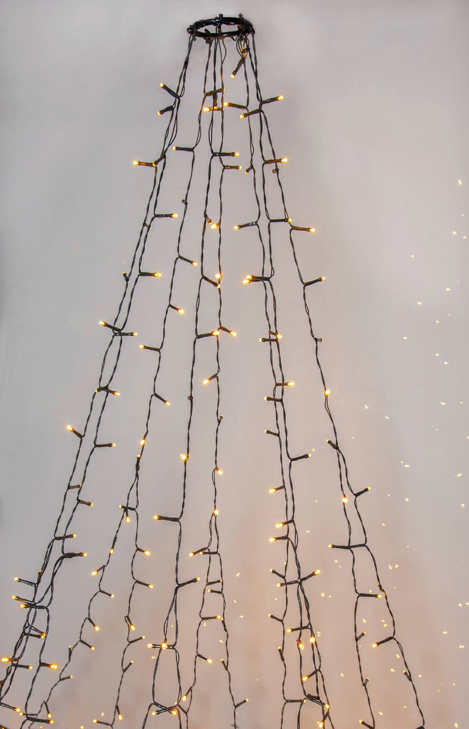 EGLO Led-lichtsnoer GOLDEN WARM WHITE - kerstdecoratie - verlichting - winterdecoratie Lichtketting XXL, buitenverlichting, extra warmwit, met kabel, 16 m (1 stuk)