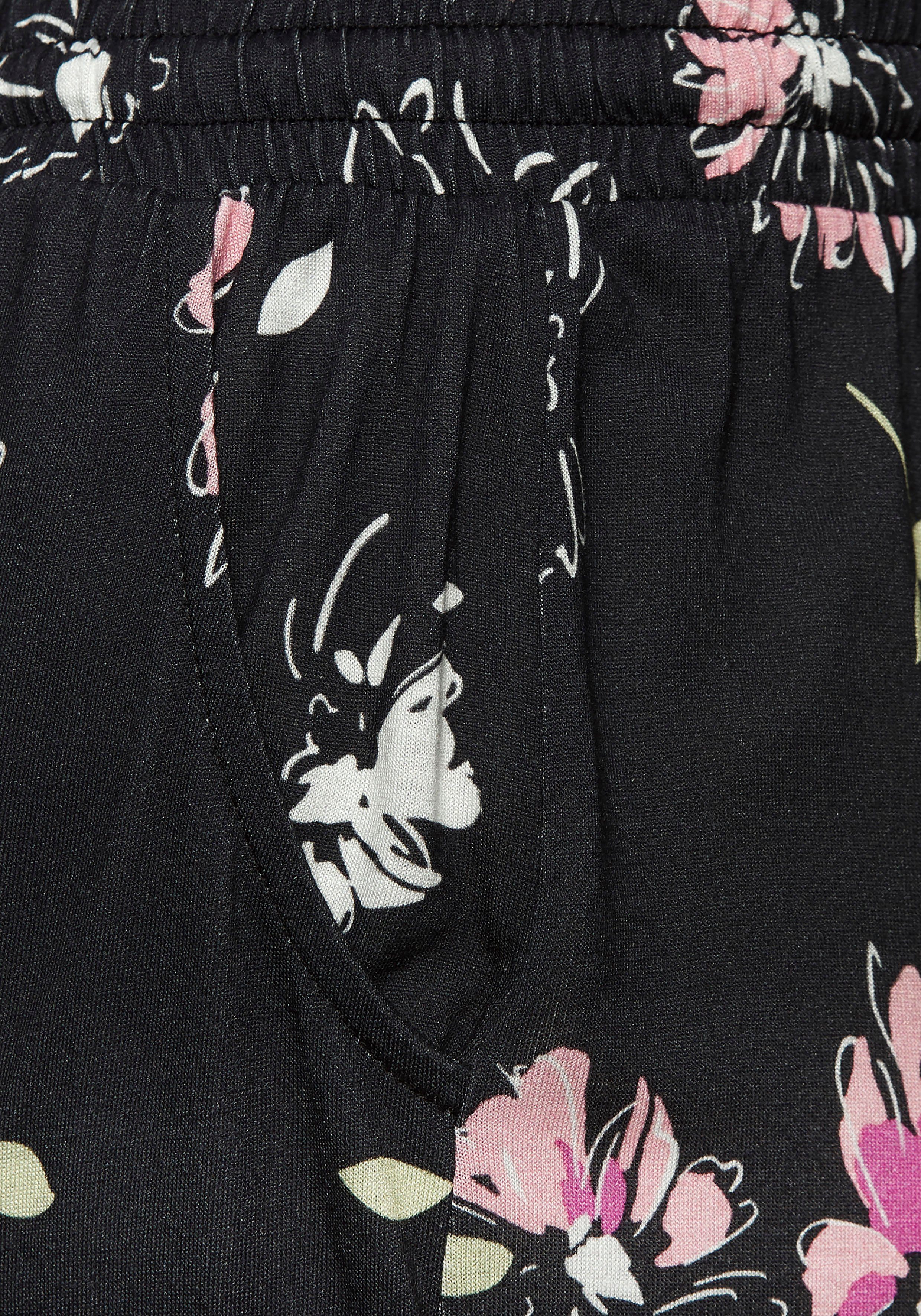 Vivance Jerseybroek met grote bloemenprint