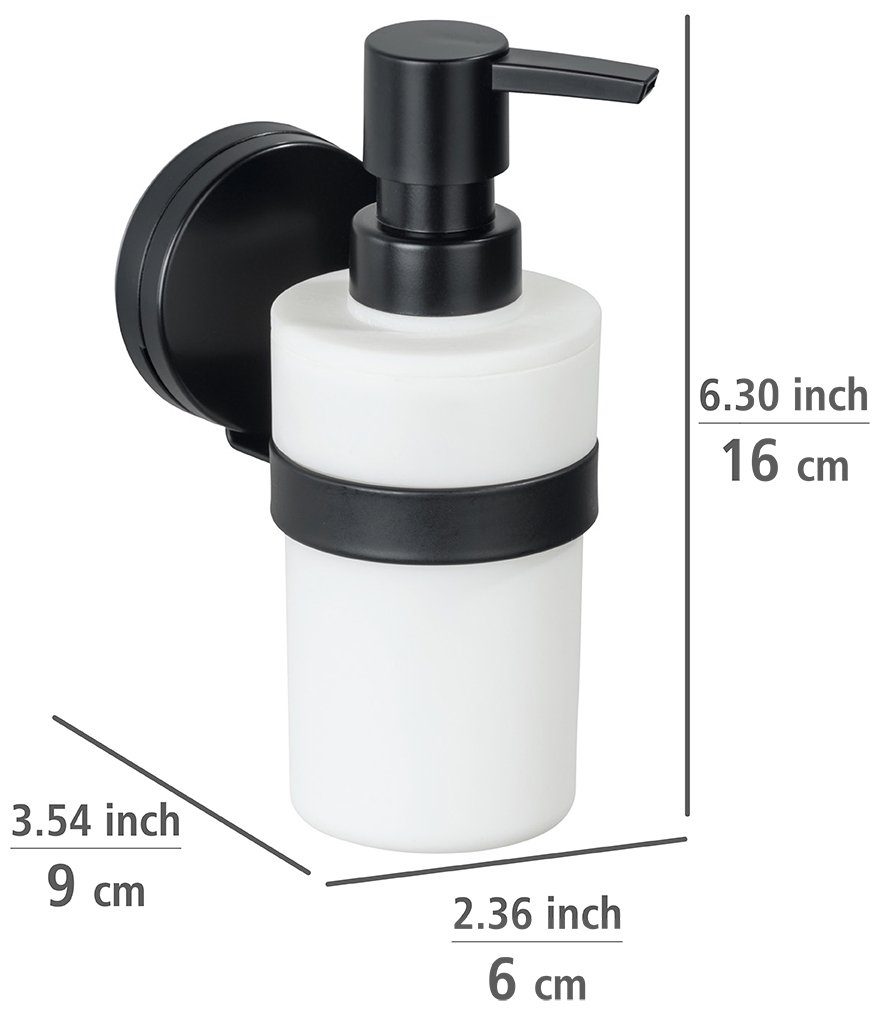 WENKO Zeepdispenser Pavia Bevestigen zonder boren, capaciteit: 220 ml