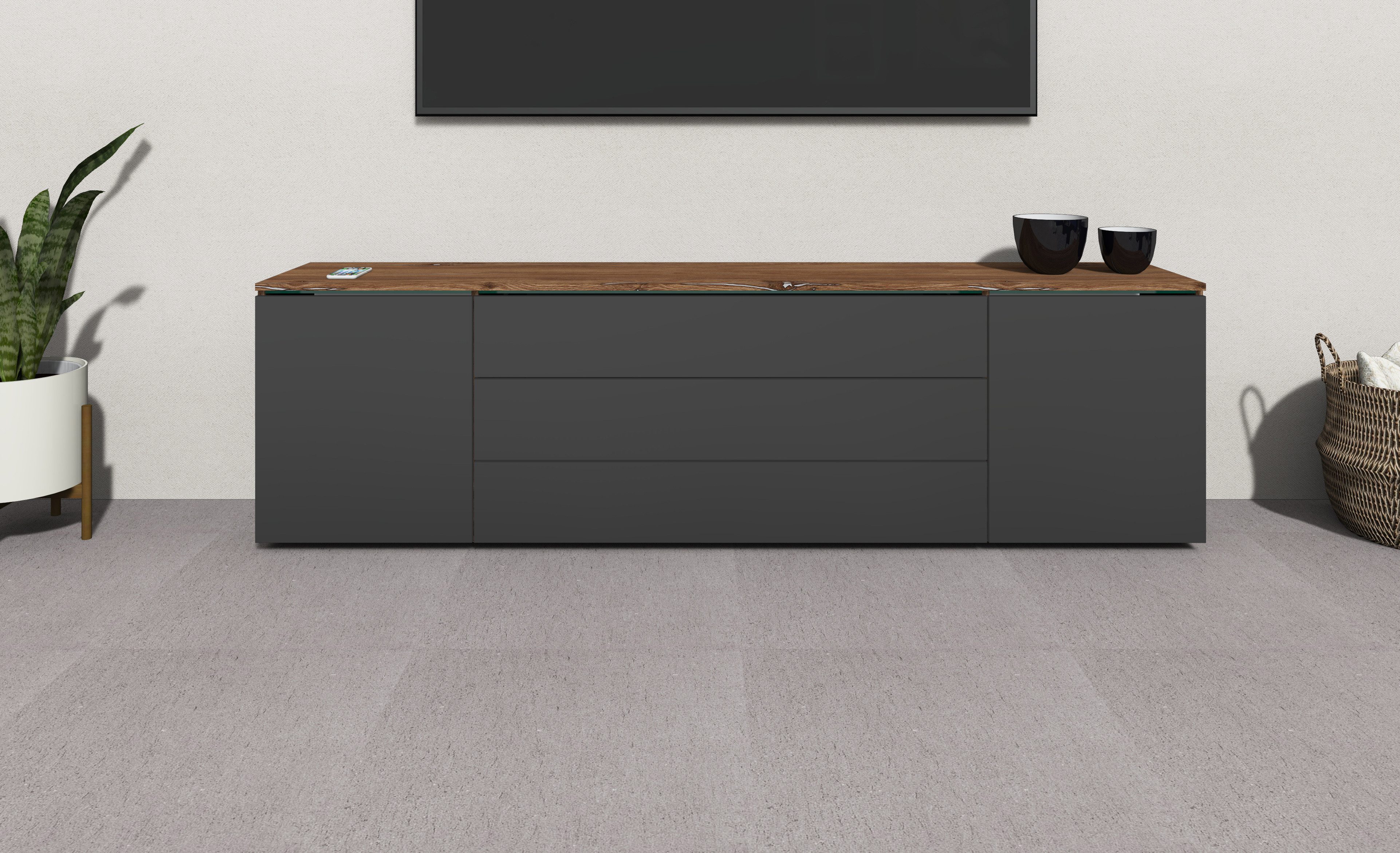 borchardt Möbel Tv-meubel San Diego Breedte 200 cm