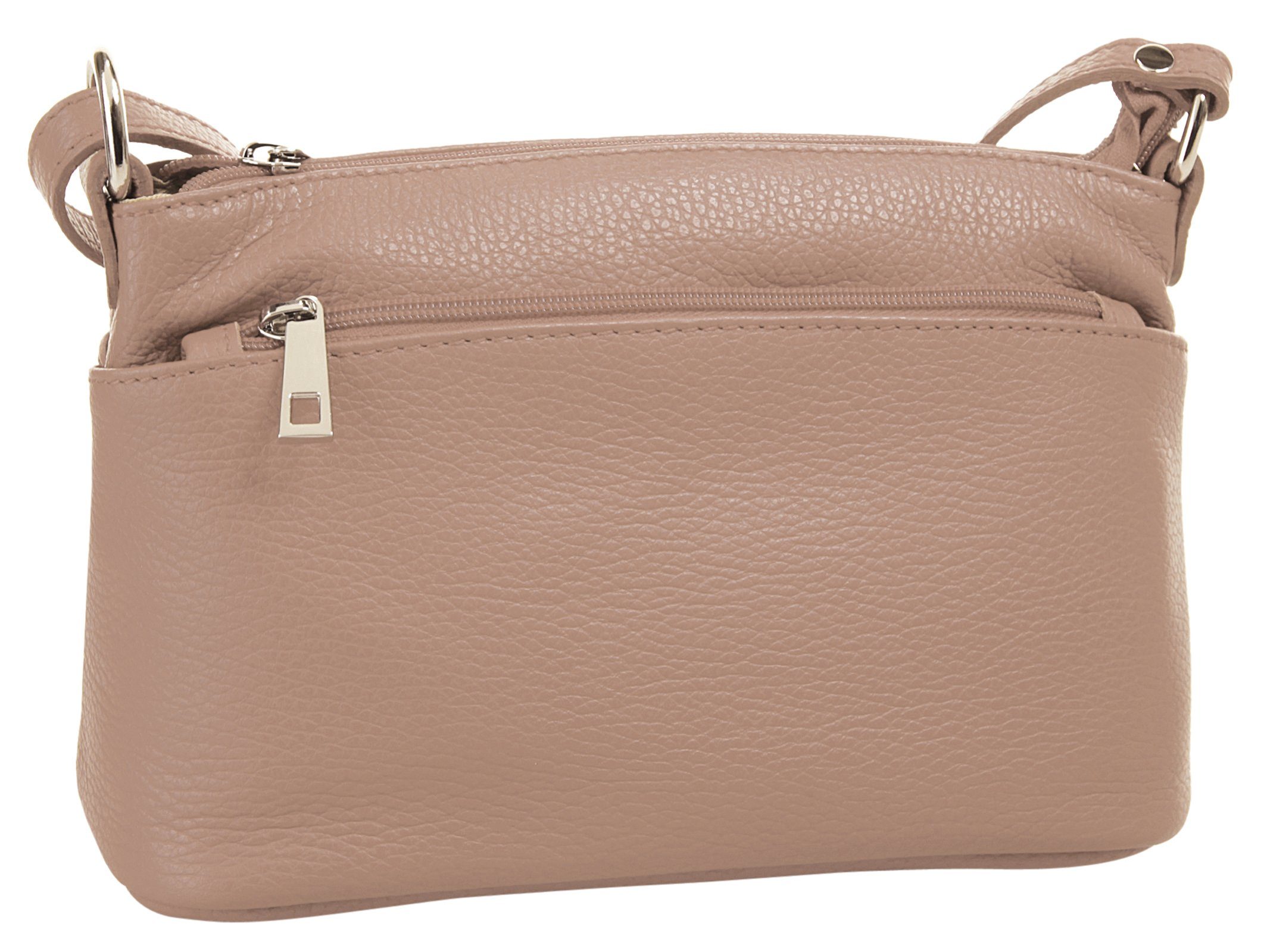 Cluty Schoudertas echt leer, made in italy