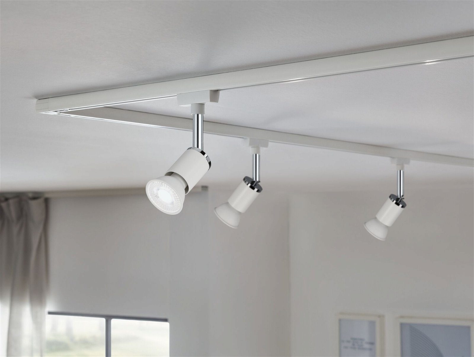 Paulmann Led-verlichting 3-delige set 460lm 7W 4000K 36° 230V RAL9003 (3 stuks)