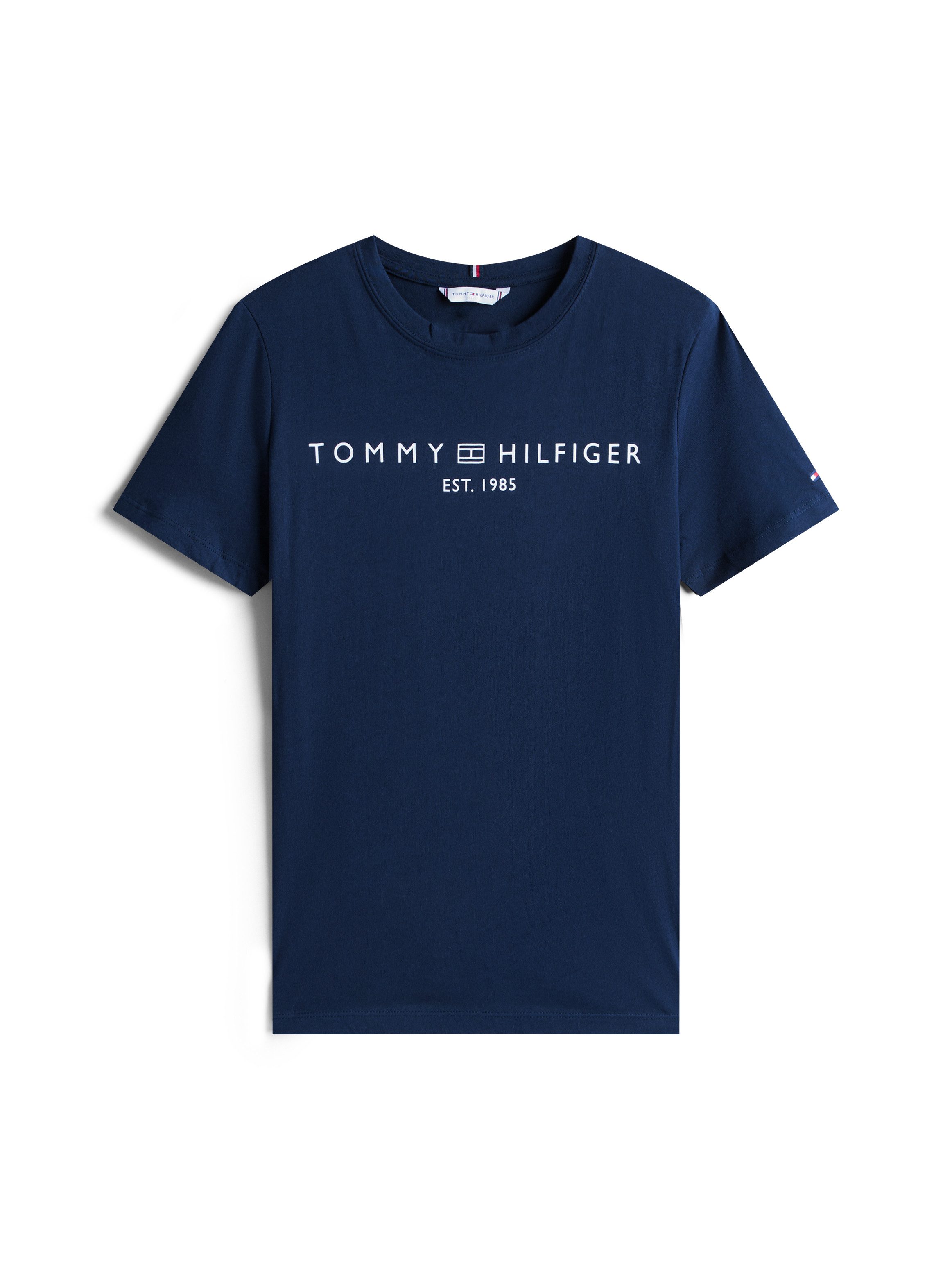 Tommy Hilfiger T-shirt REG CORP LOGO C-NK SS met een logo-opschrift