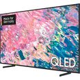 samsung qled-tv 43" qled 4k q60b (2022), 108 cm - 43 ", smart tv | google tv zwart