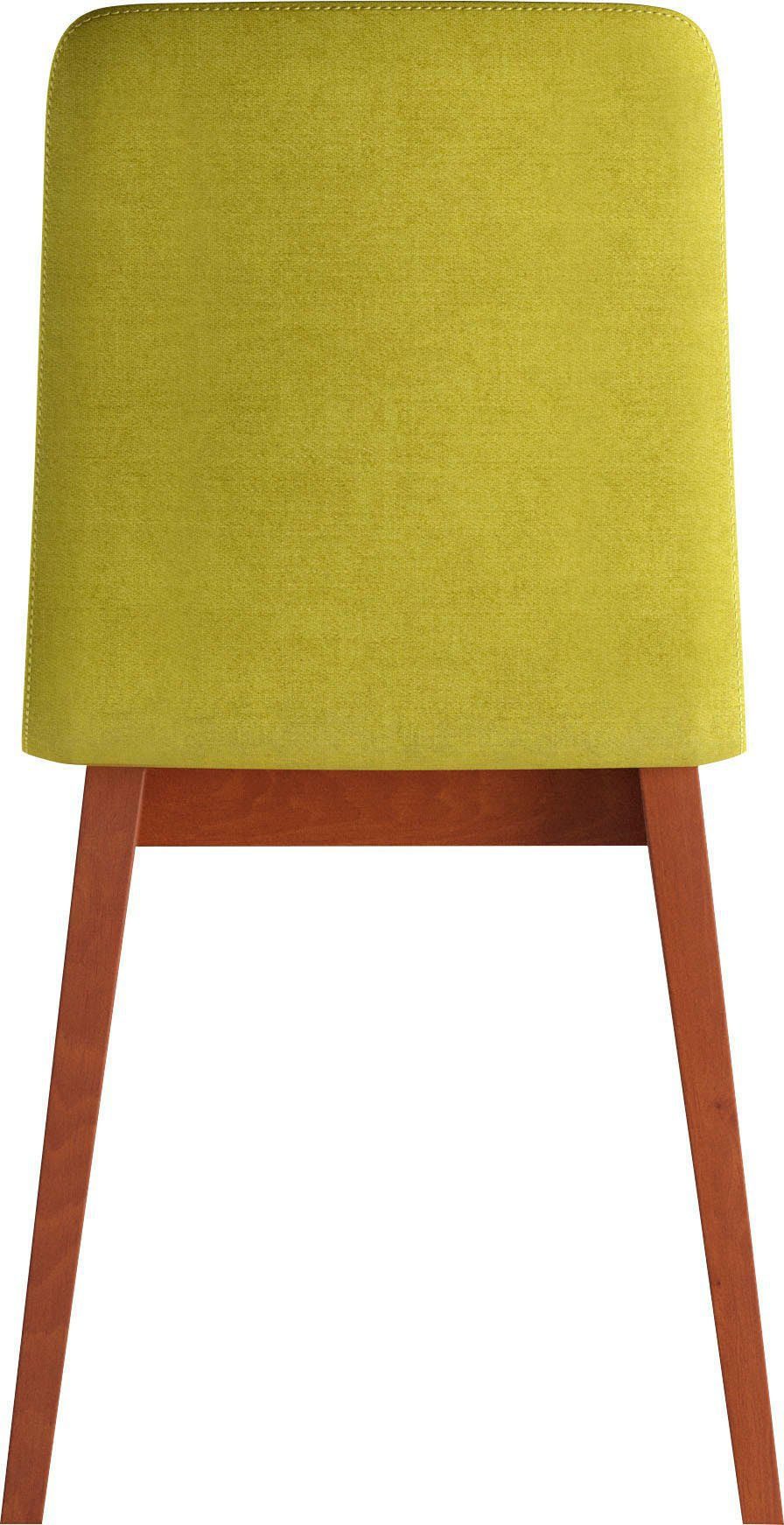 INOSIGN Stoel Sandy met verschillende stoelpootkleuren en kleurvarianten, zithoogte 47 cm (2 stuks)