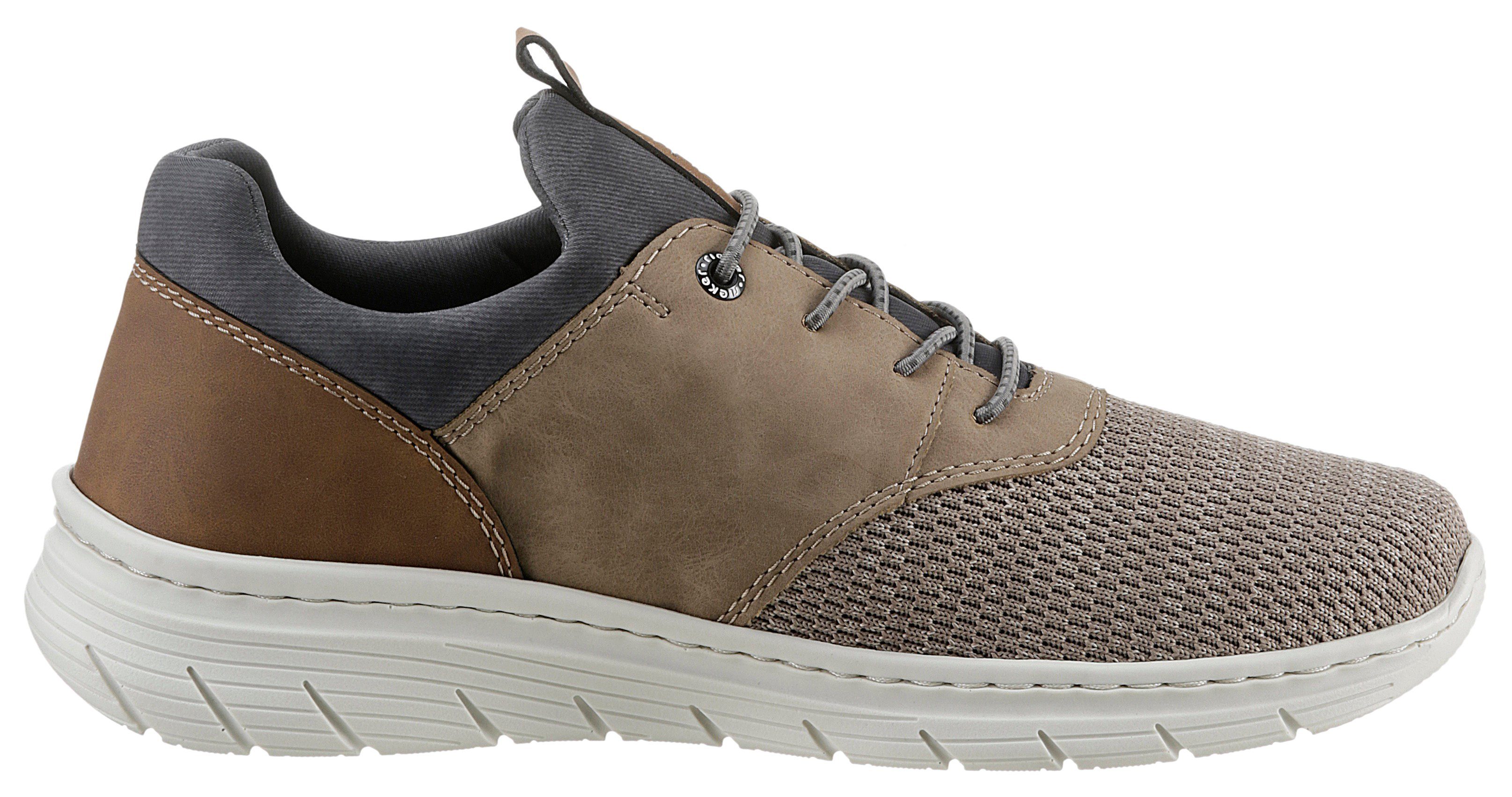 Rieker Slip-on sneakers instapschoen, vrijetijdsschoen, lage schoen, met lichte loopzool