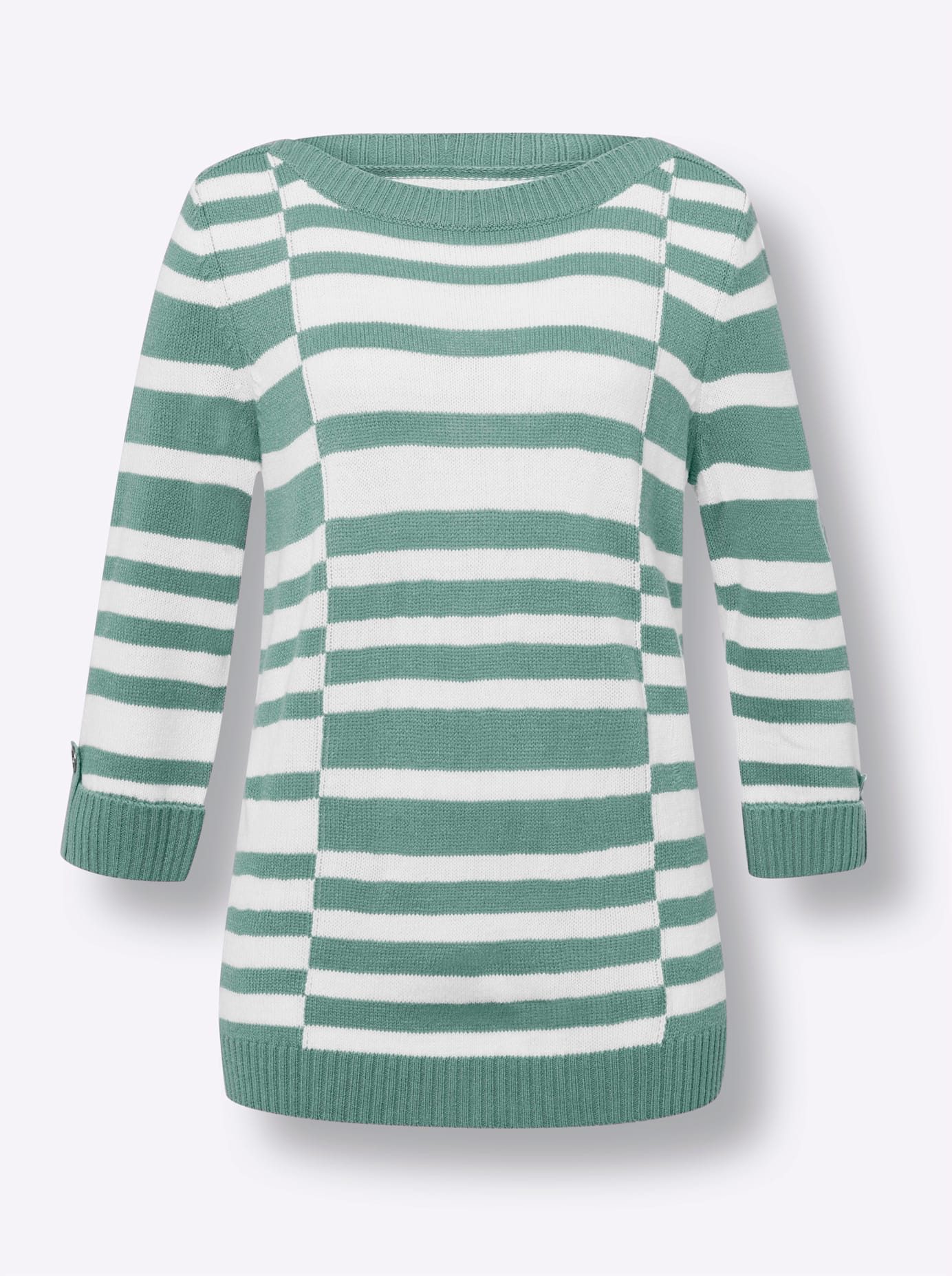 Classic Basics Trui met 3 4 mouwen Trui met ronde hals