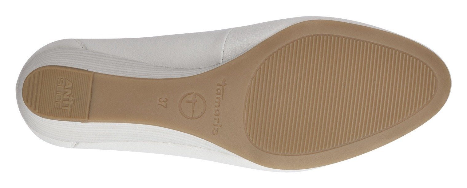 Tamaris Pumps Borage , sleehak, lage schoen, instapschoen met comfortabele elastische afwerking