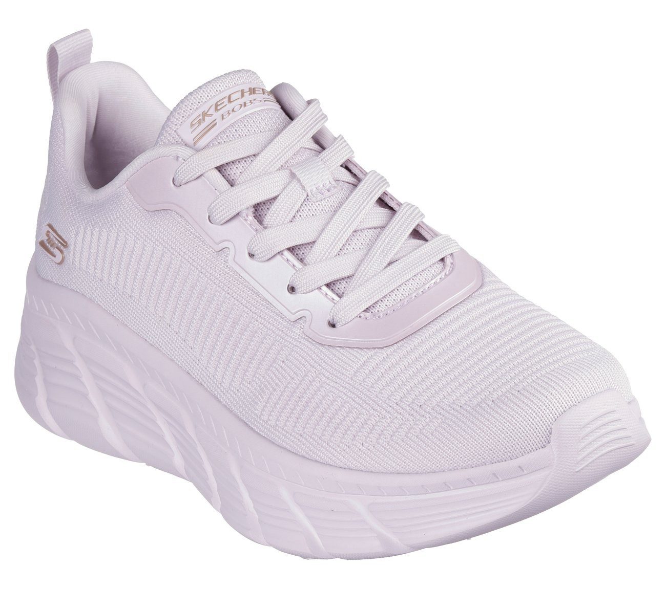 Skechers Sneakers BOBS B FLEX HI-FLYING HI , trainingsschoen, veterschoen, vrijetijdsschoen in vegan verwerking dames schoenen maat 40 paars
