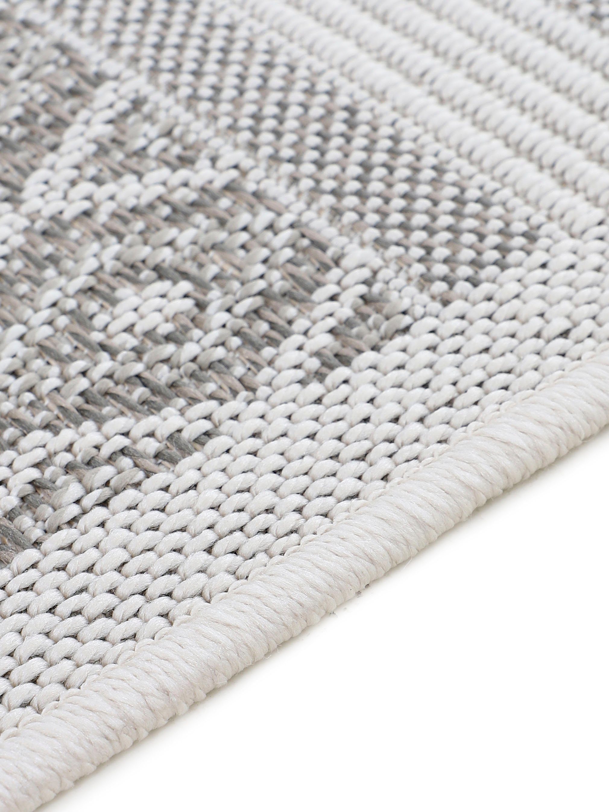 carpetfine Vloerkleed Boho 101 robust vlakweefsel, sisal look, uv-bestendig, buitenruimte