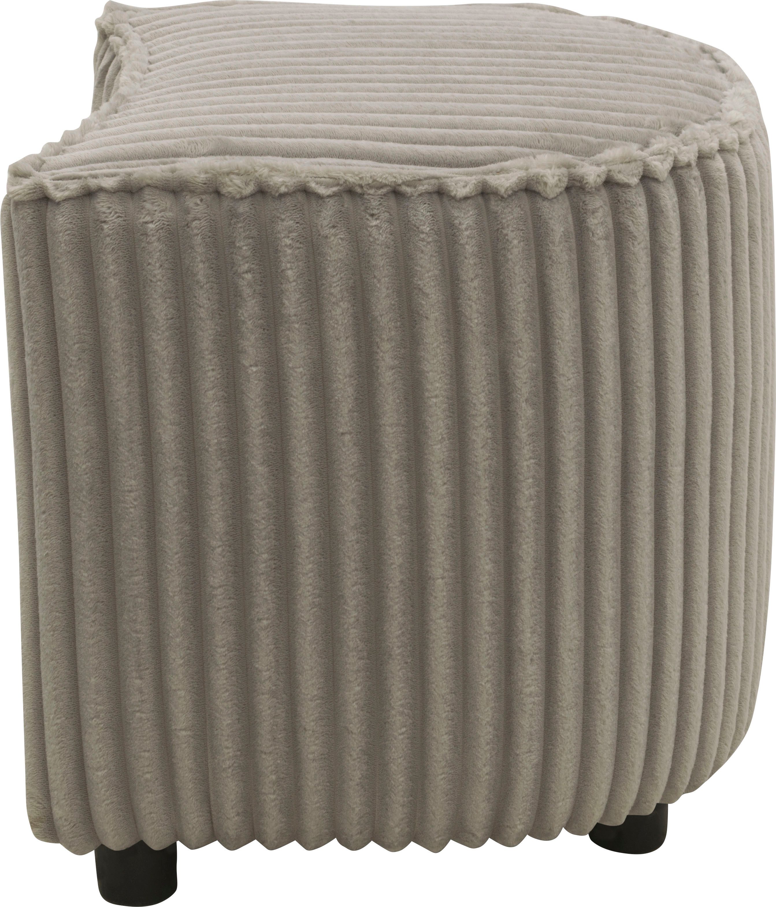 INOSIGN Hocker AMECA, poef, voetenbank 52 x 47 x 46 cm (BxDxH) (1 stuk)