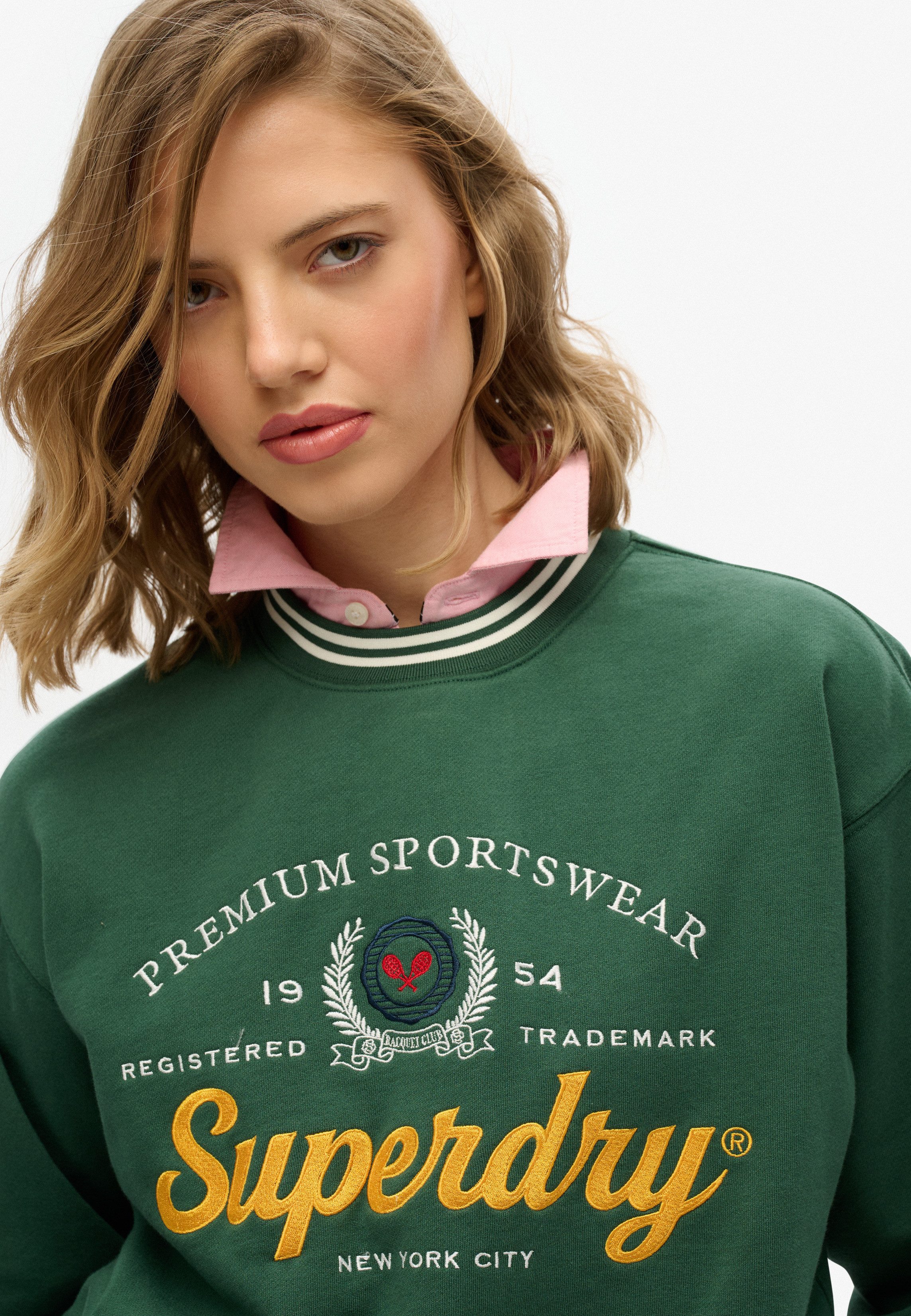 Superdry Sweatshirt COUNTRY CLUB LOOSE CREW