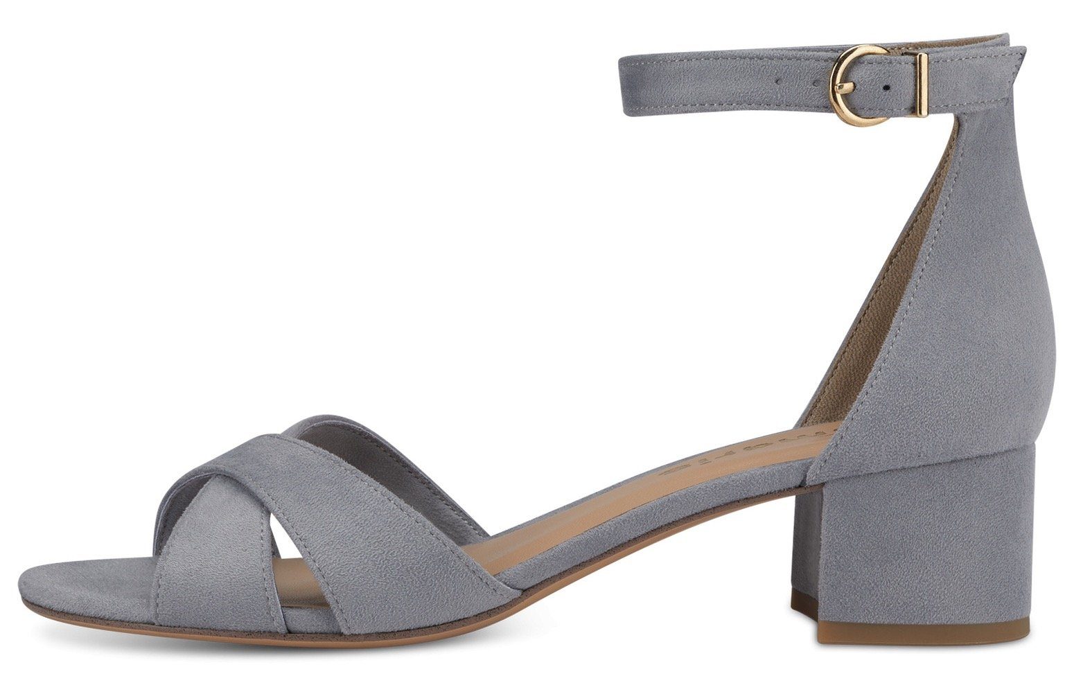 Tamaris Sandaaltjes blokhak, zomerschoen, sandalette met kruisband