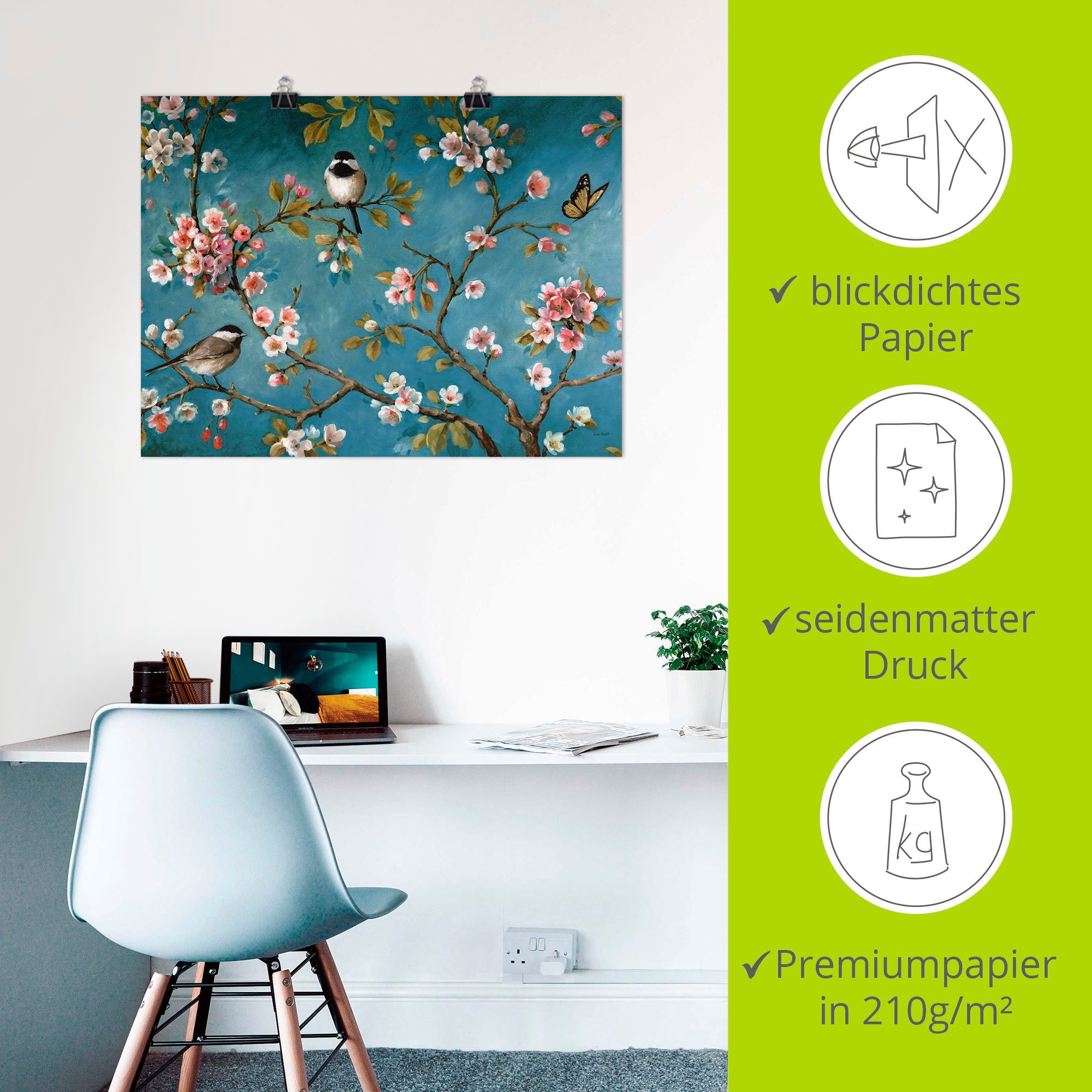 Artland Artprint Bloem I als artprint op linnen, poster, muursticker in verschillende maten