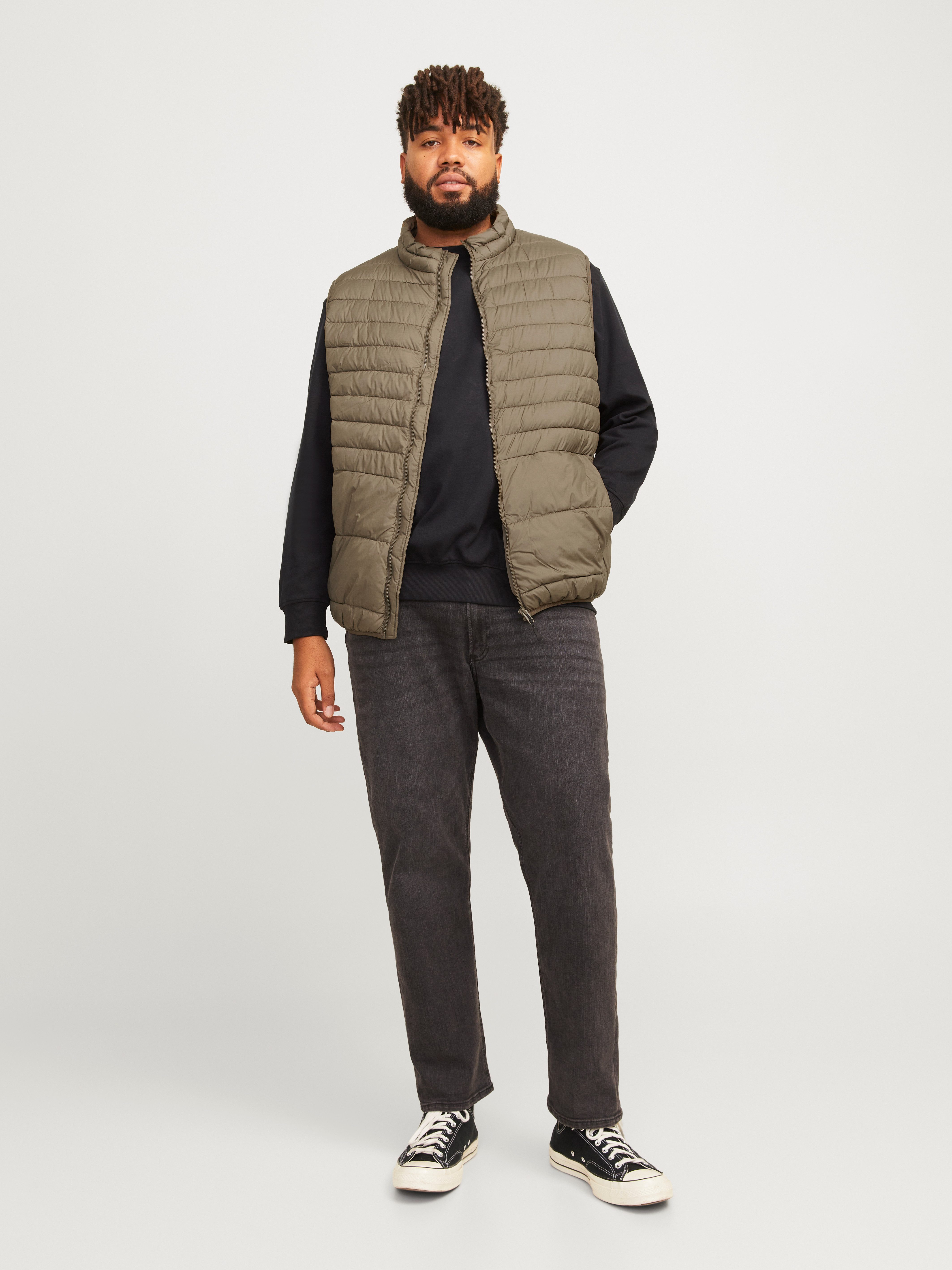 Jack & Jones PlusSize Korte bodywarmer JJESTATE PACKABLE BW COLLAR NOOS PLS