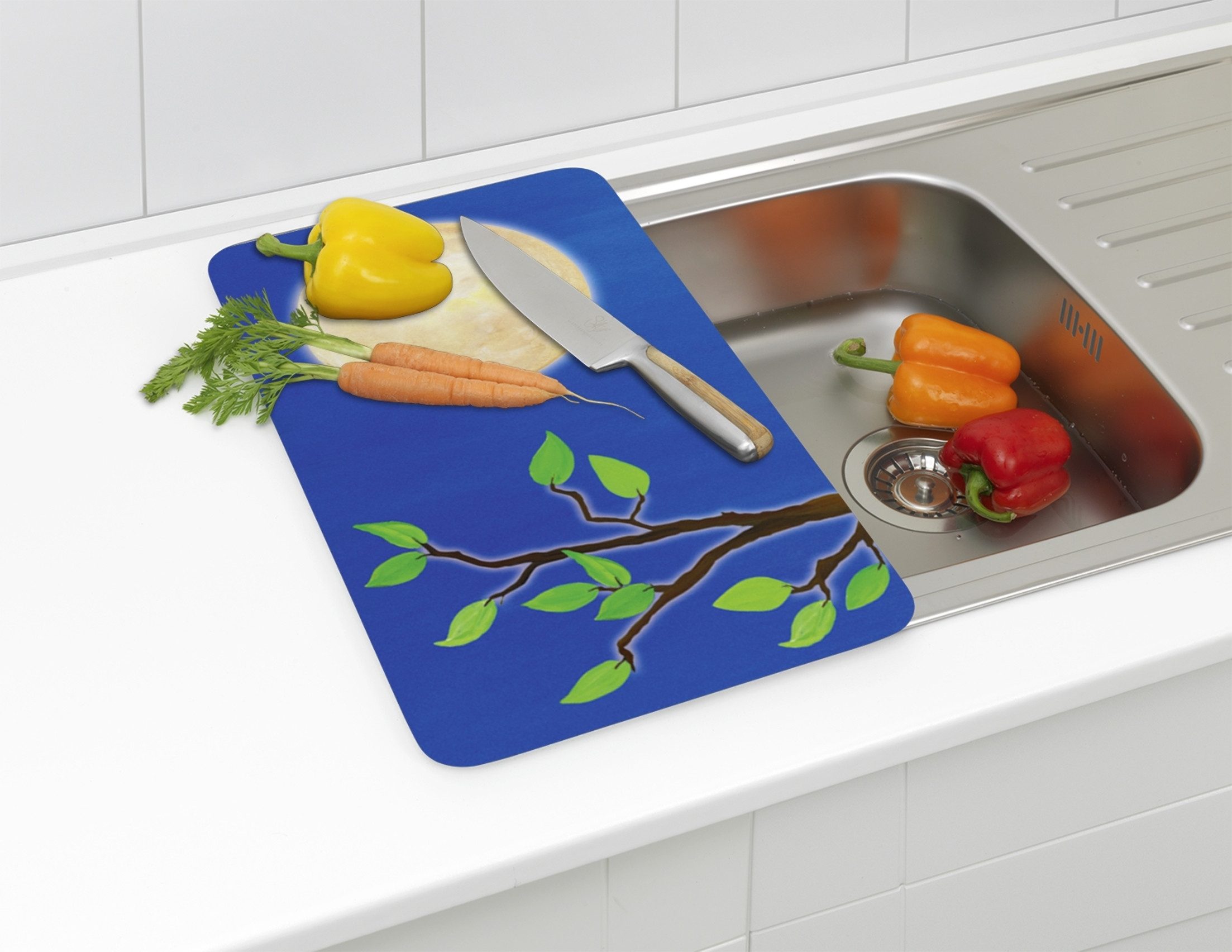 WENKO Kookplaatdeksel Universeel model Uil Met 8 rubberen antislipvoetjes (set, 2-delig)