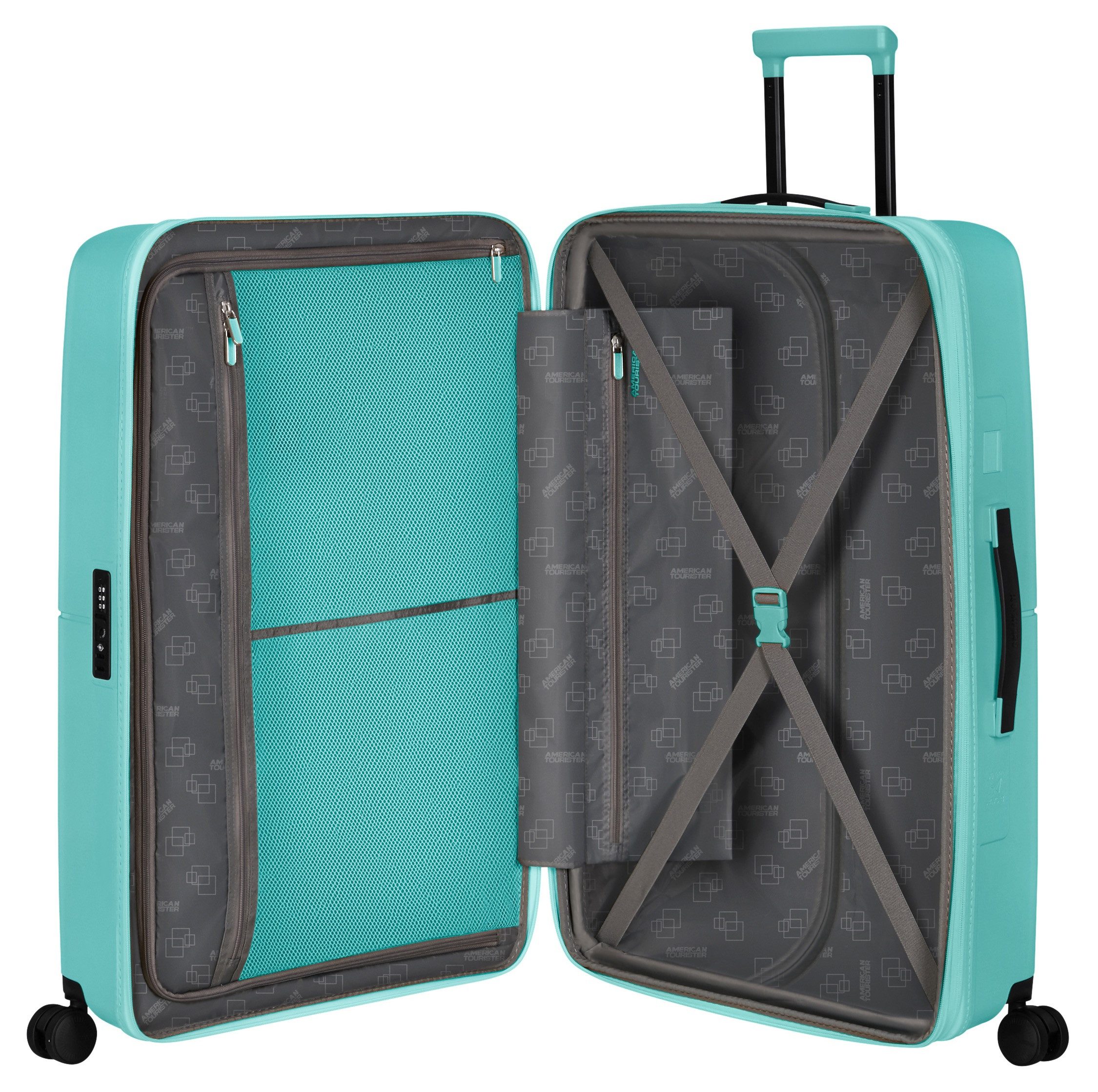 American Tourister Hardshell-trolley DASHPOP 77 Grote koffer reisbagage TSA-cijfer slot incheckbagage