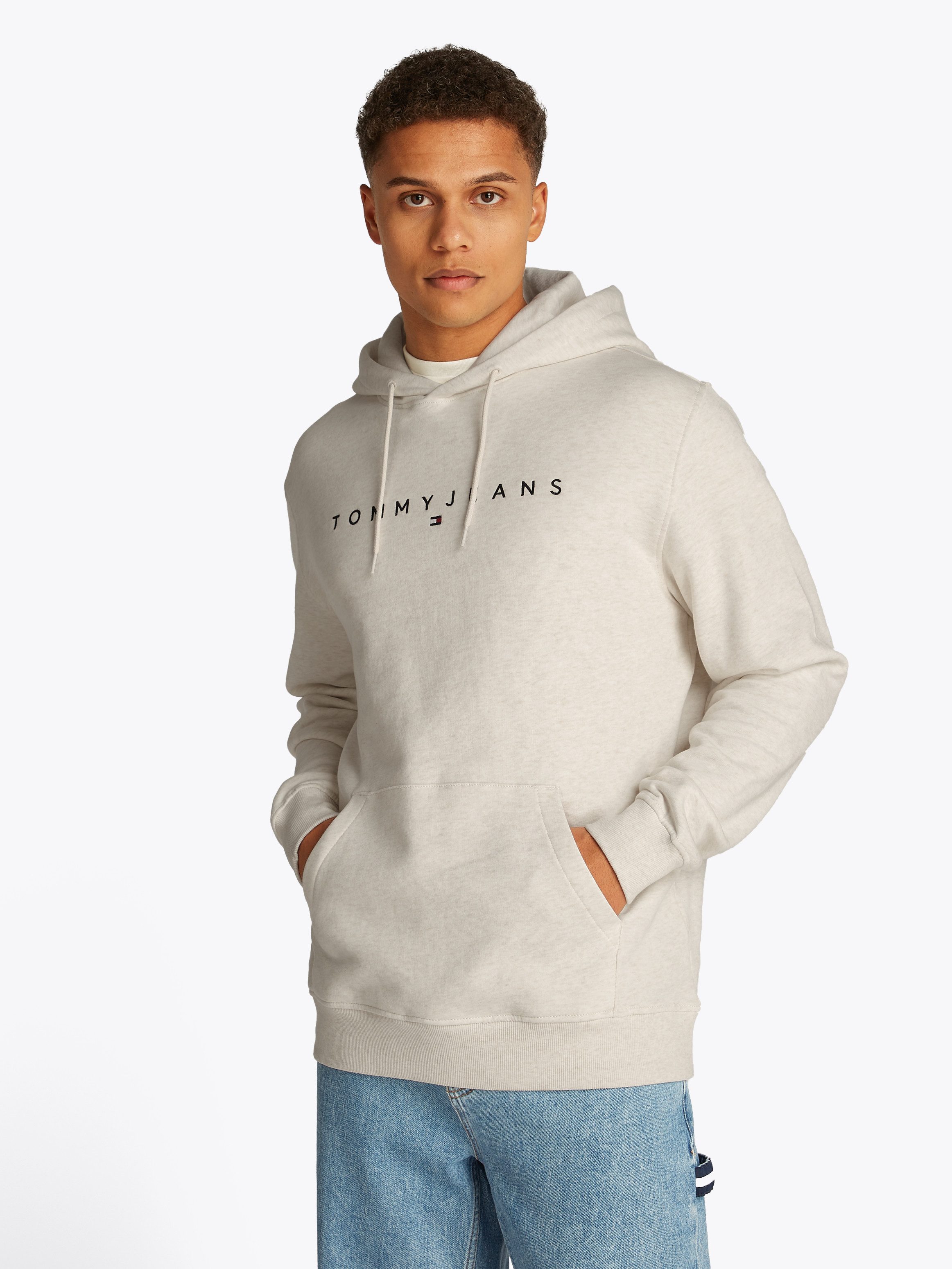 TOMMY JEANS Hoodie TJM REG LINEAR LOGO HOODIE EXT