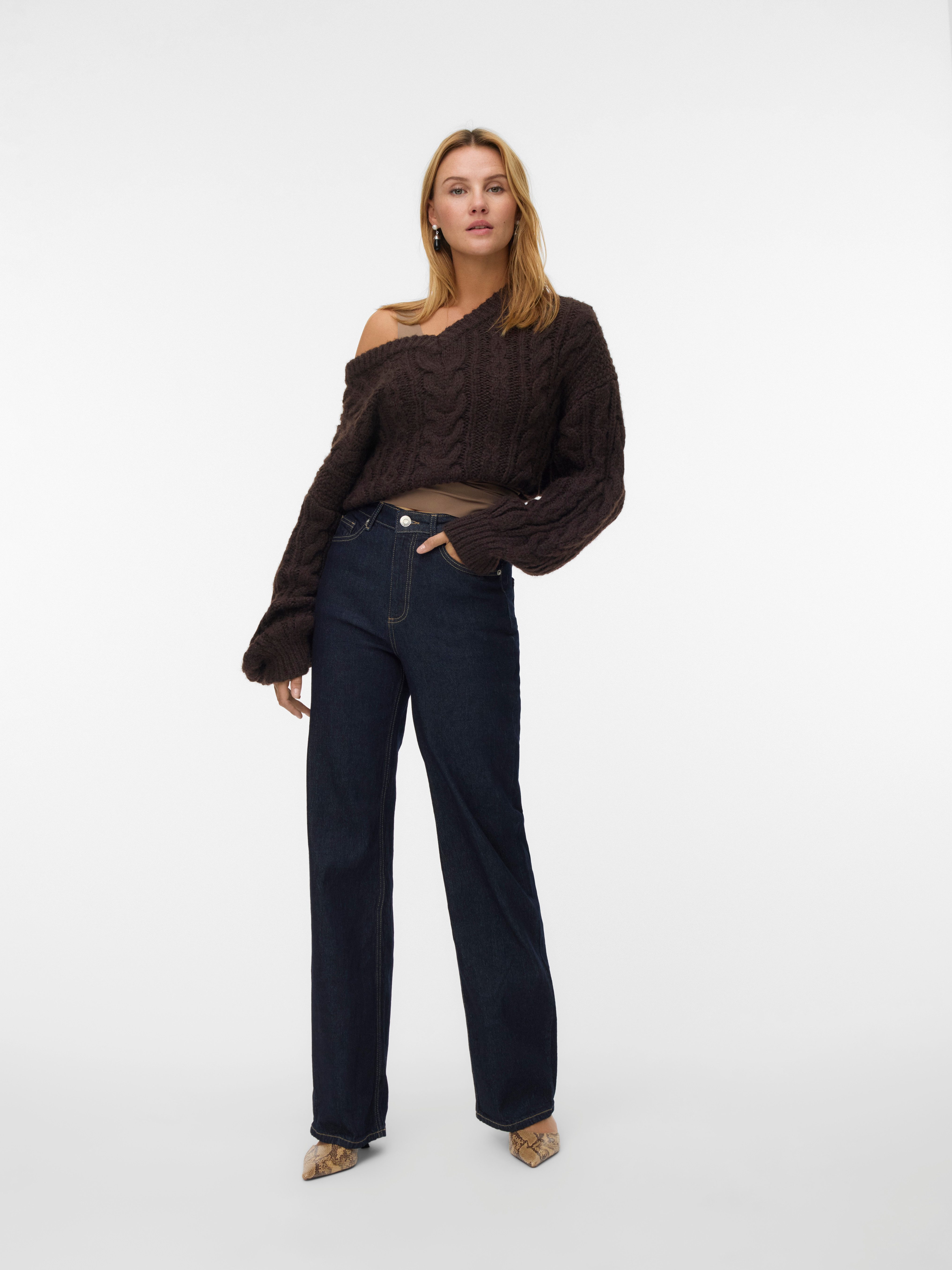Vero Moda High-waist jeans VMTESSA HR WIDE JEANS RA369 GA NOOS