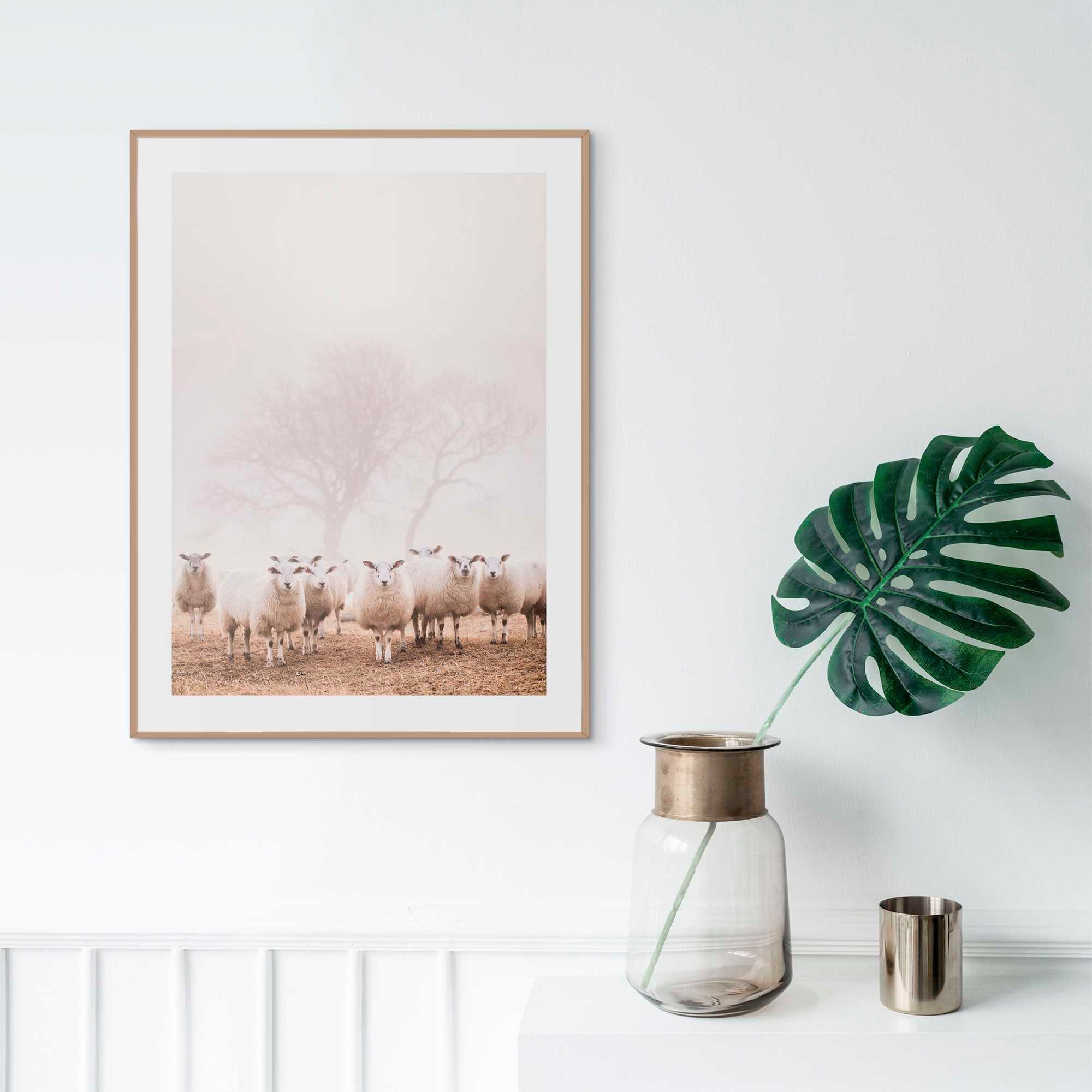 Reinders! Poster Schapen in de mist