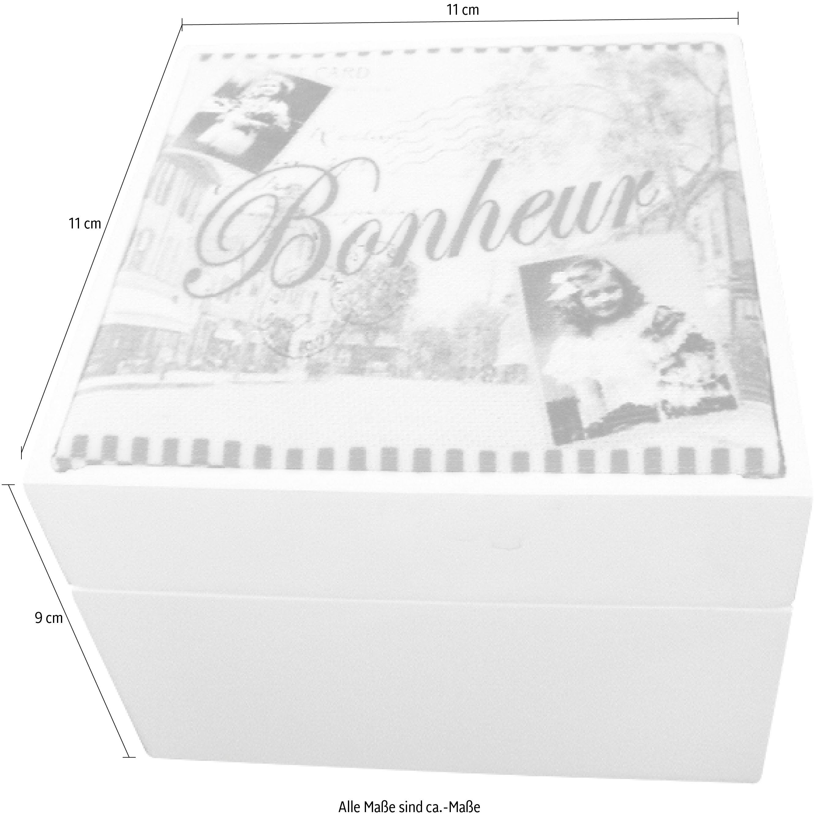 Myflair Möbel & Accessoires Sierkist Lilou Opbergbox, met deksel, romantisch motief, Shabby look
