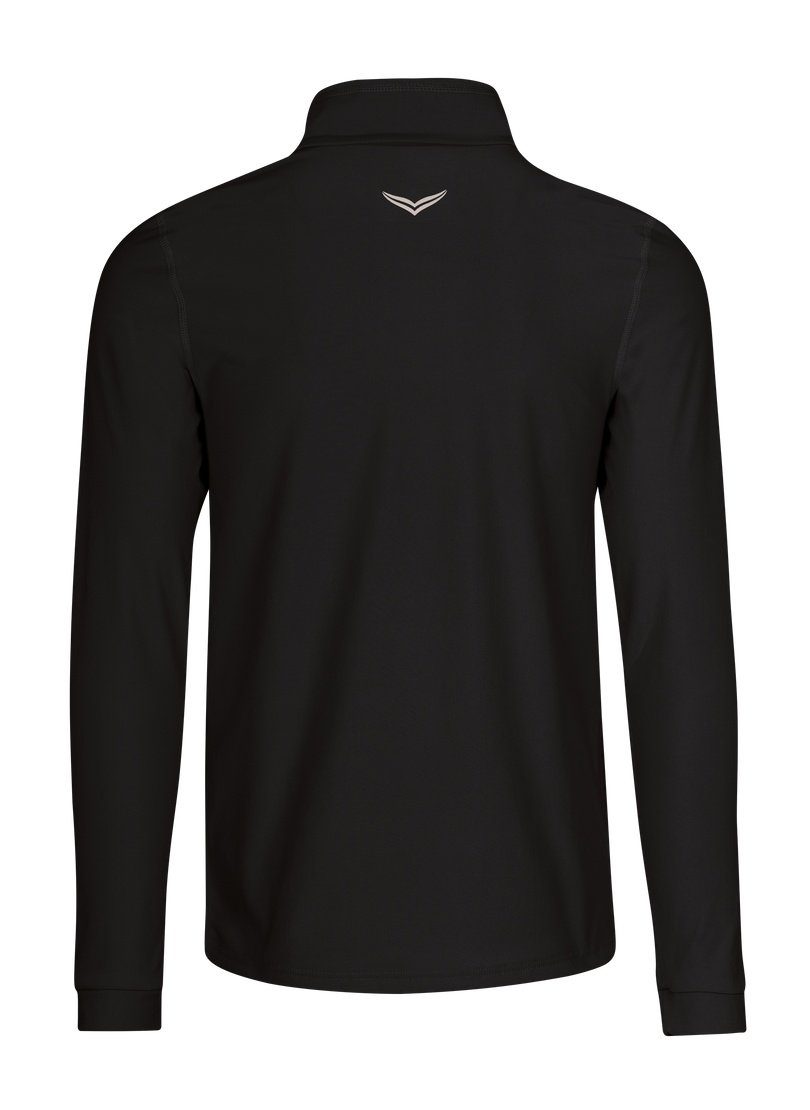 Trigema Sweatshirt TRIGEMA sportshirt met lange mouwen en ritssluiting
