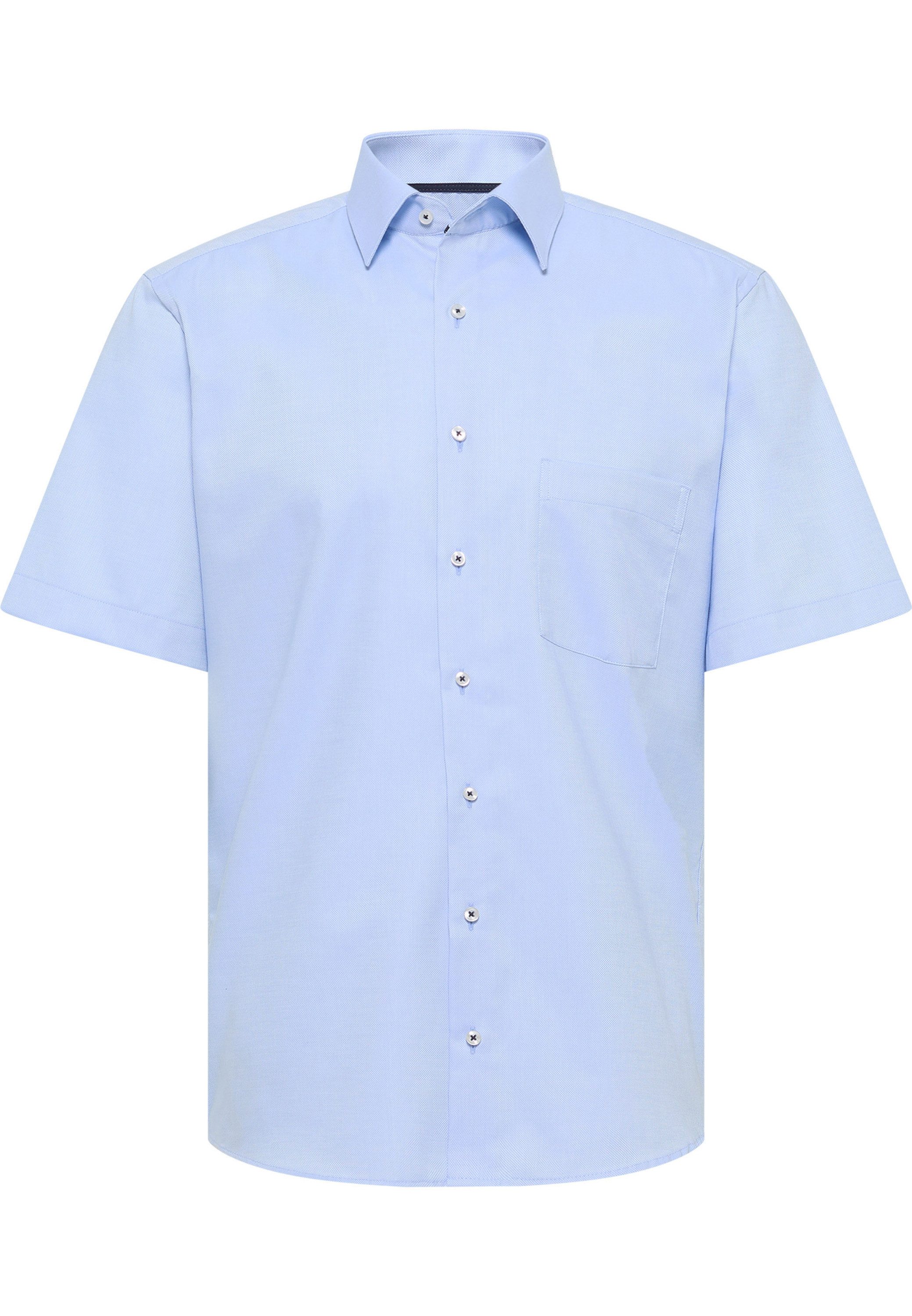 Eterna Overhemd met korte mouwen MODERN FIT NON IRON (strijkvrij)