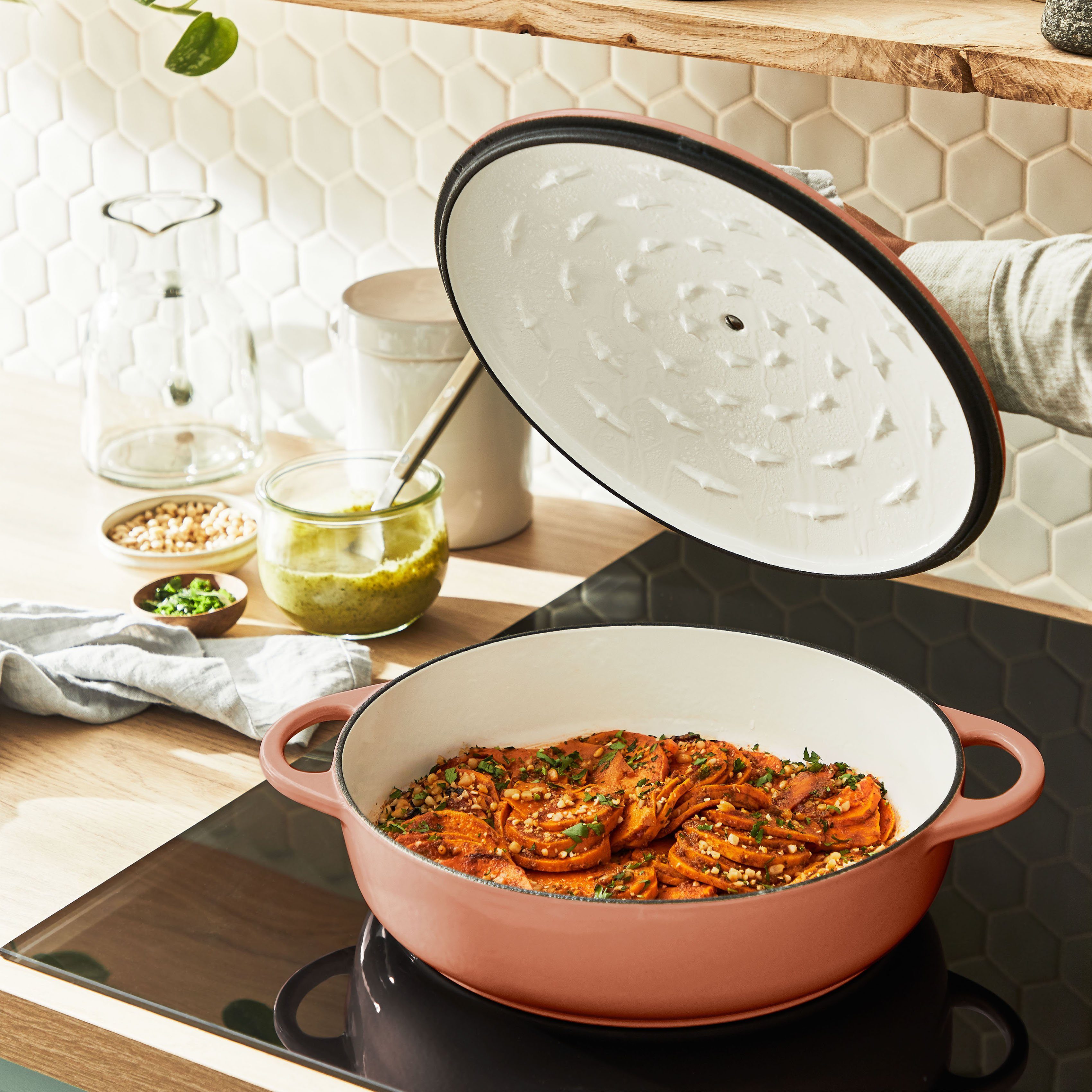Tefal Serveerpan LOV milieuvriendelijk, incl. e-boek, ø 28 cm, inductie (1-delig)