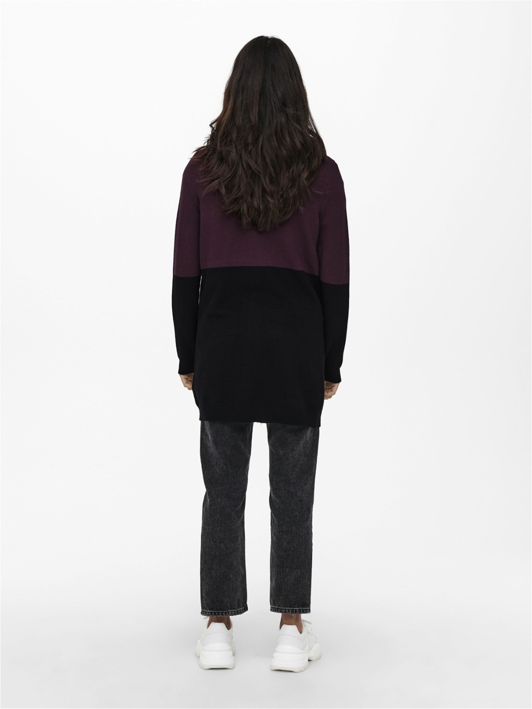 Only Lang vest ONLQUEEN L/S LONG CARDIGAN KNT NOOS