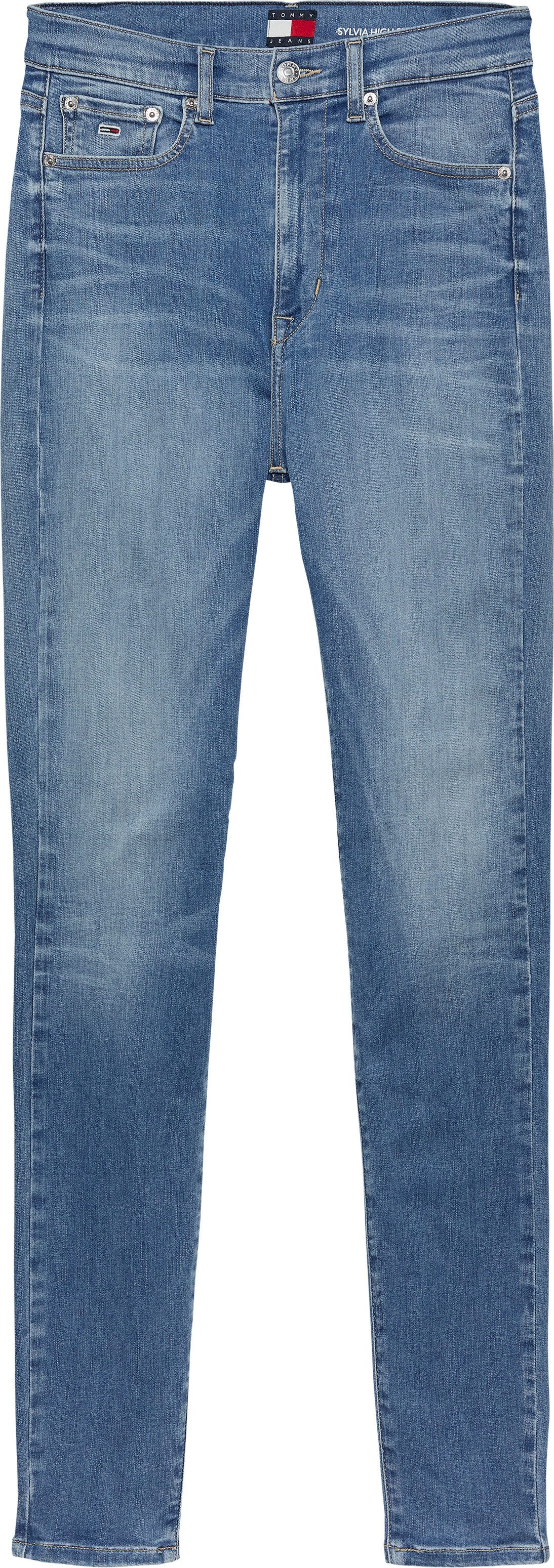 TOMMY JEANS Skinny fit jeans SYLVIA High Rise SKINNY in enkel lengte in blauwe wassingen