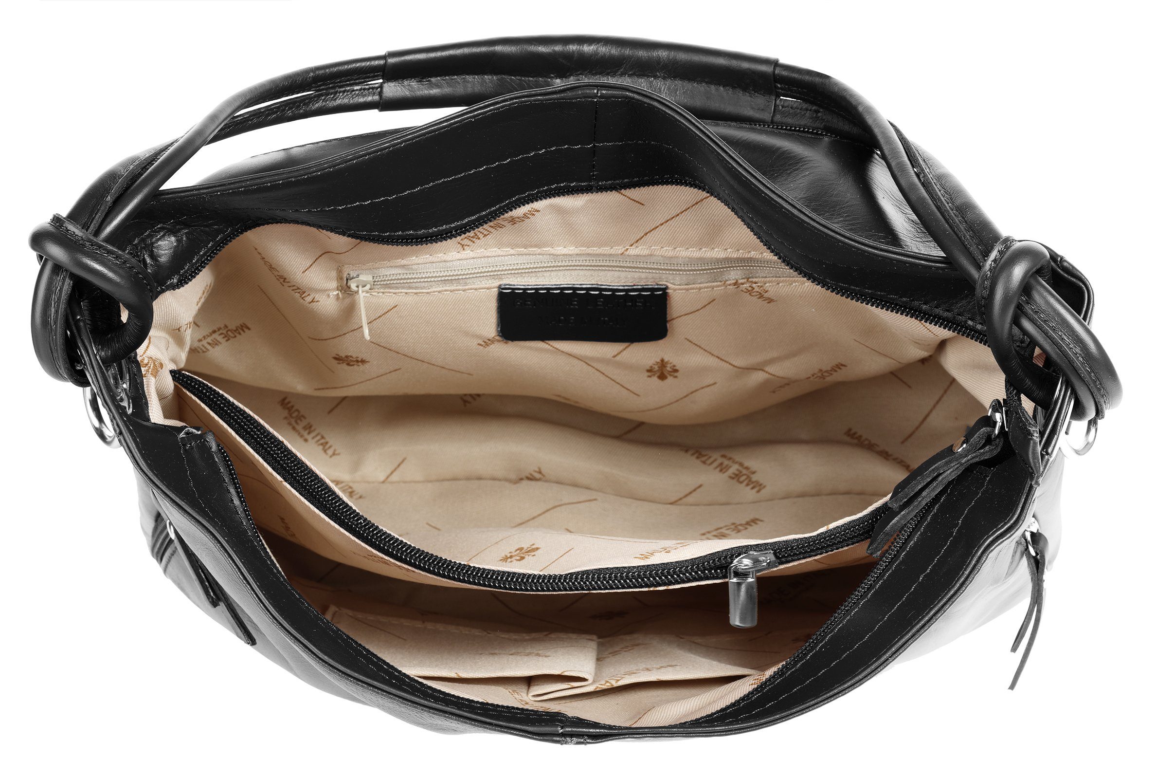 Samantha Look Shopper echt leer, made in italy