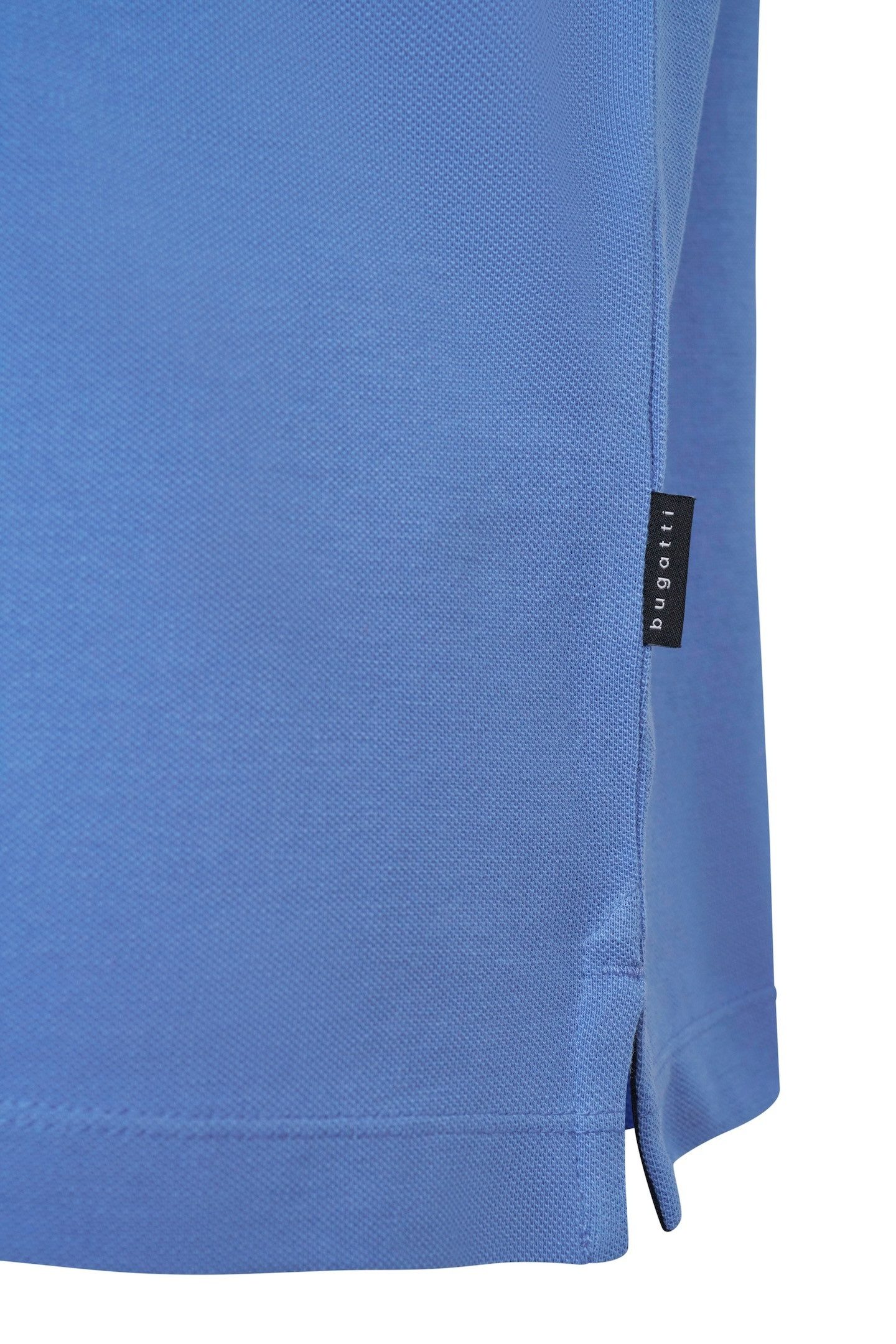 Bugatti Poloshirt met contraststrepen en borstborduursel