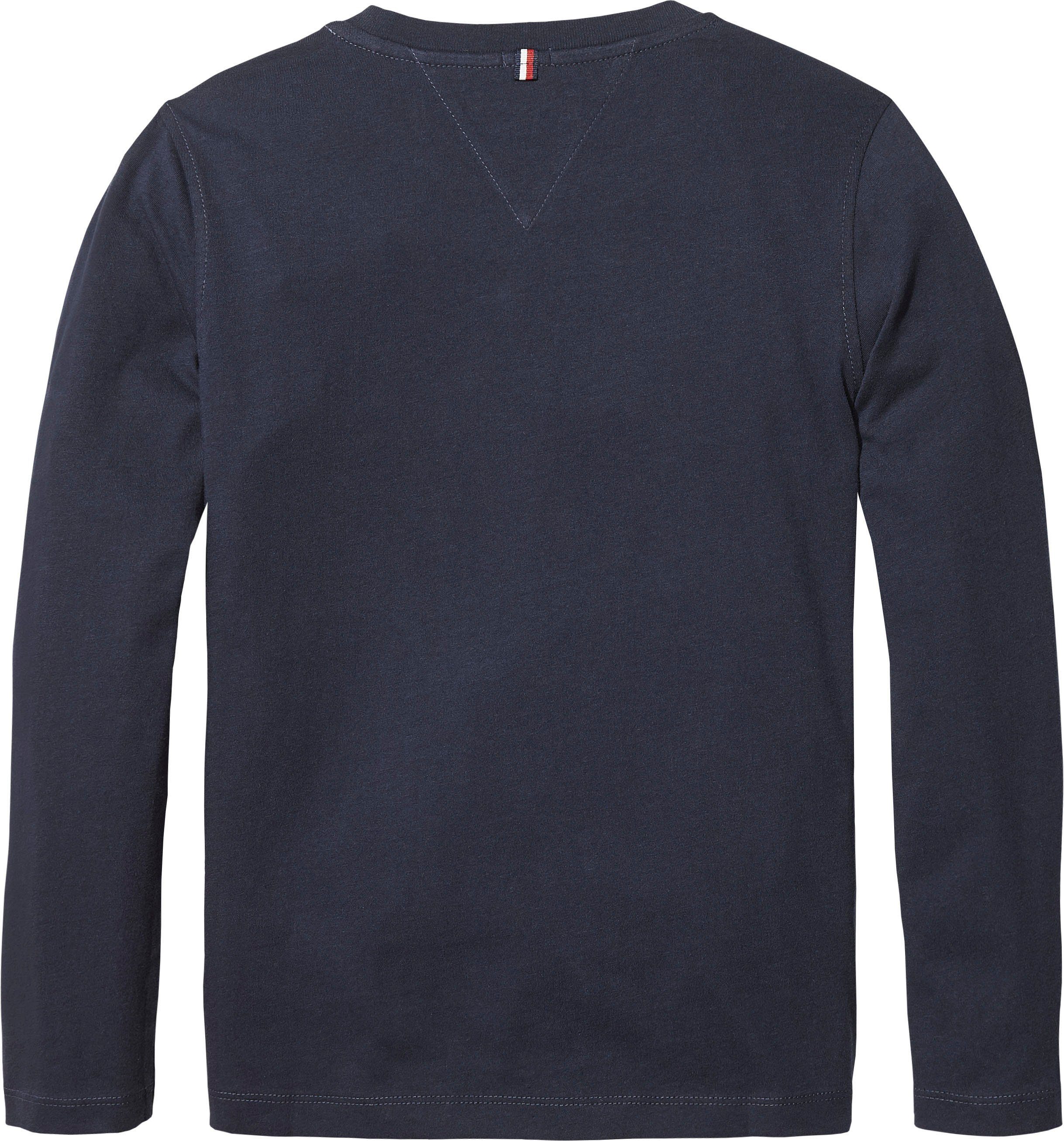 Tommy Hilfiger Shirt met lange mouwen BOYS BASIC CN KNIT L/S Kinderen Kids Junior MiniMe, voor jongens