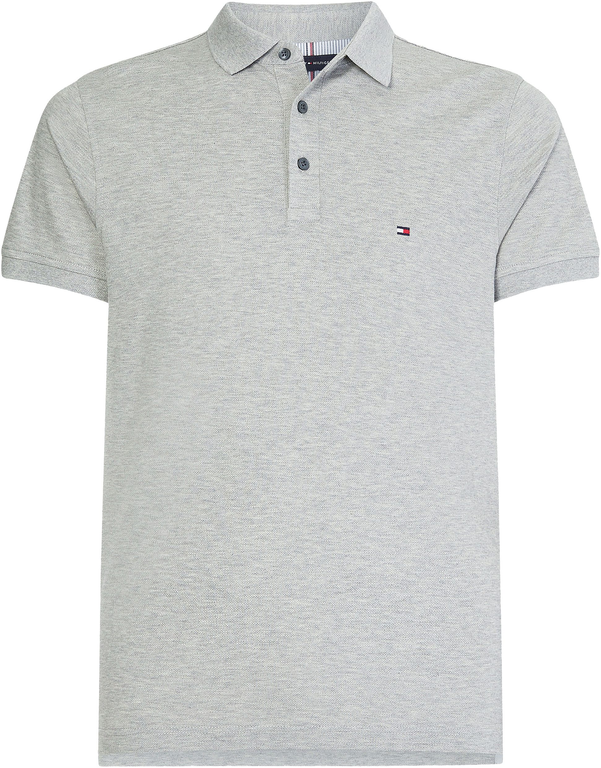 Tommy Hilfiger Poloshirt 1985 SLIM POLO van iets gestructureerd piqué