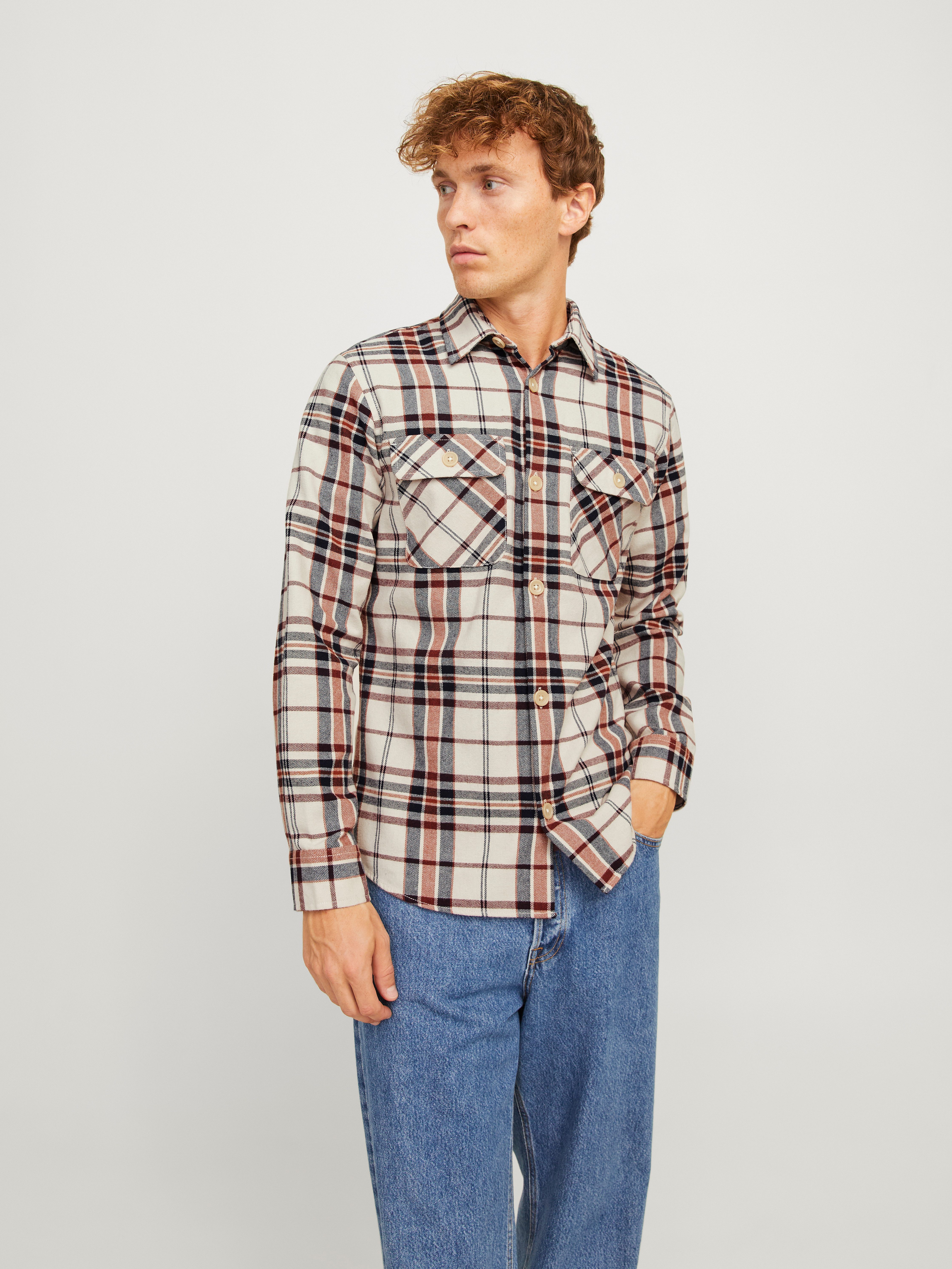 Jack & Jones Overhemd met lange mouwen JJEDARREN OVERSHIRT LS NOOS