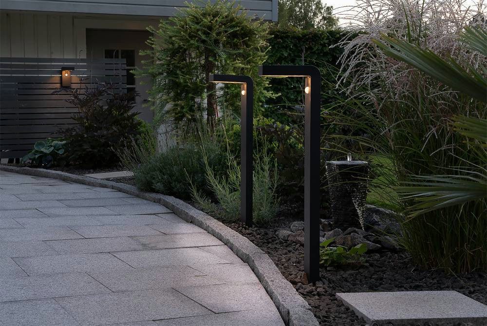 EGLO Staande lamp BARACCONI Staande lamp, aluminium, kunststof, IP44, solar, buitenlamp, lamp (1 stuk)