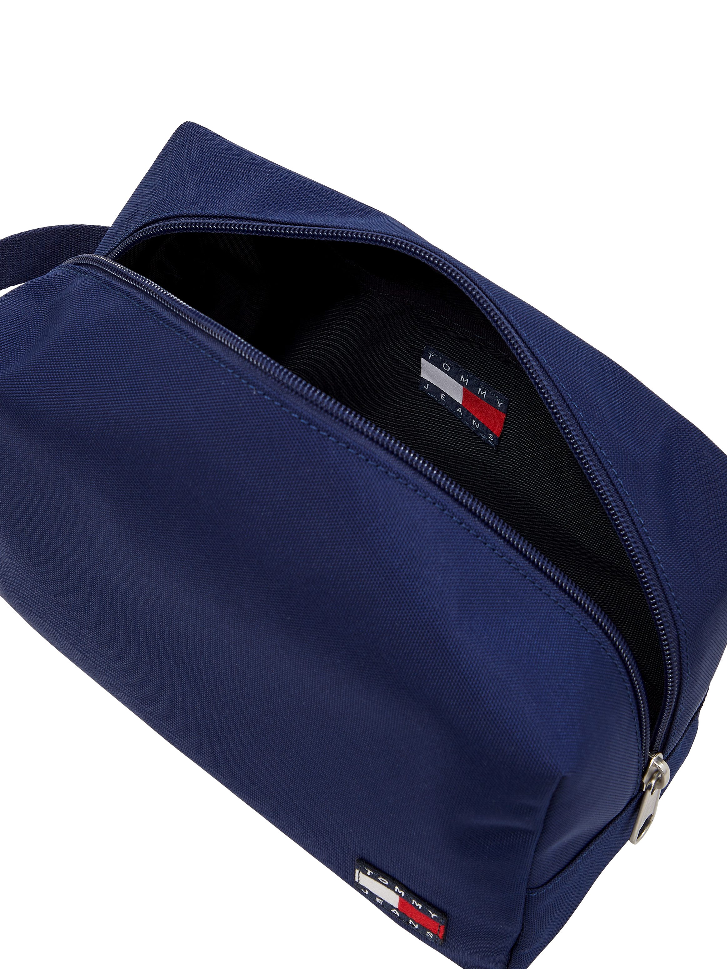 TOMMY JEANS Toilettas TJM ESS DAILY NYLON WASHBAG Reis heren cosmetica tas mini bag met logo-vlag