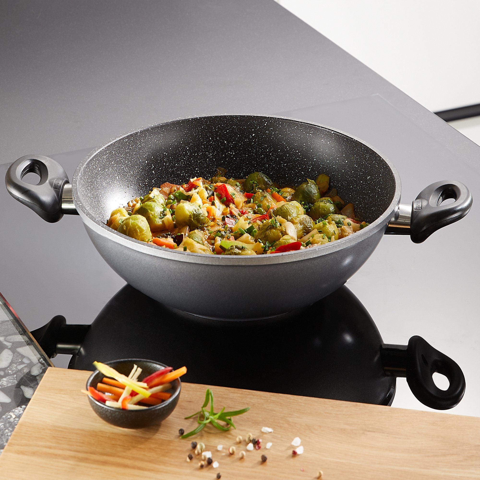STONELINE Wok Ø 28 cm, inductie
