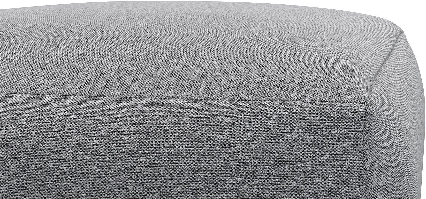 FLEXLUX Poef Lucera modern & gezellig, koudschuim, stalen nosagvering