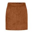 vero moda imitatieleren rok vmdonnadina fauxsuede short skirt bruin