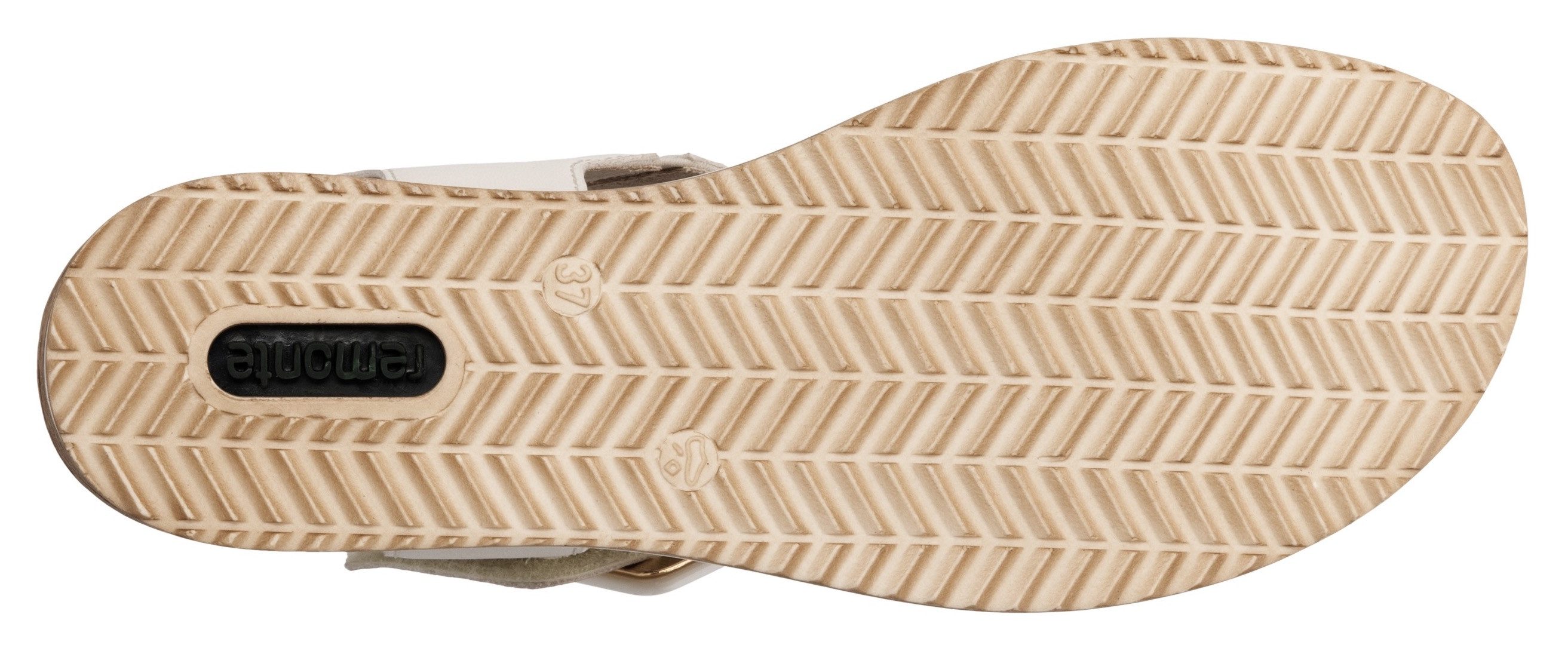 Remonte Sandaaltjes ELLE-Collection , zomerschoen, sandaal, comfortschoen met klittenband onder de siergesp