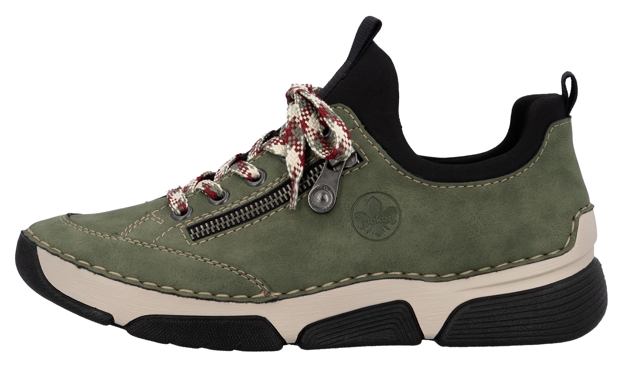 Rieker Slip-on sneakers , instapschoen, halfschoen, vrijetijdsschoen met zachte binnenzool